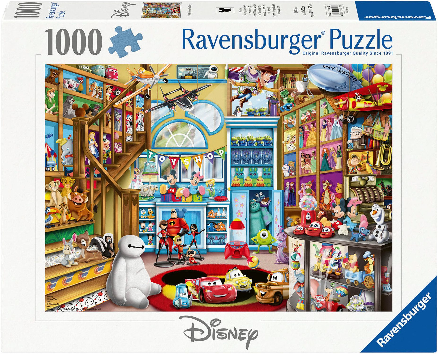 Ravensburger Puzzle Disney Classics, Im Spielzeugladen, 1000 Puzzleteile, M günstig online kaufen