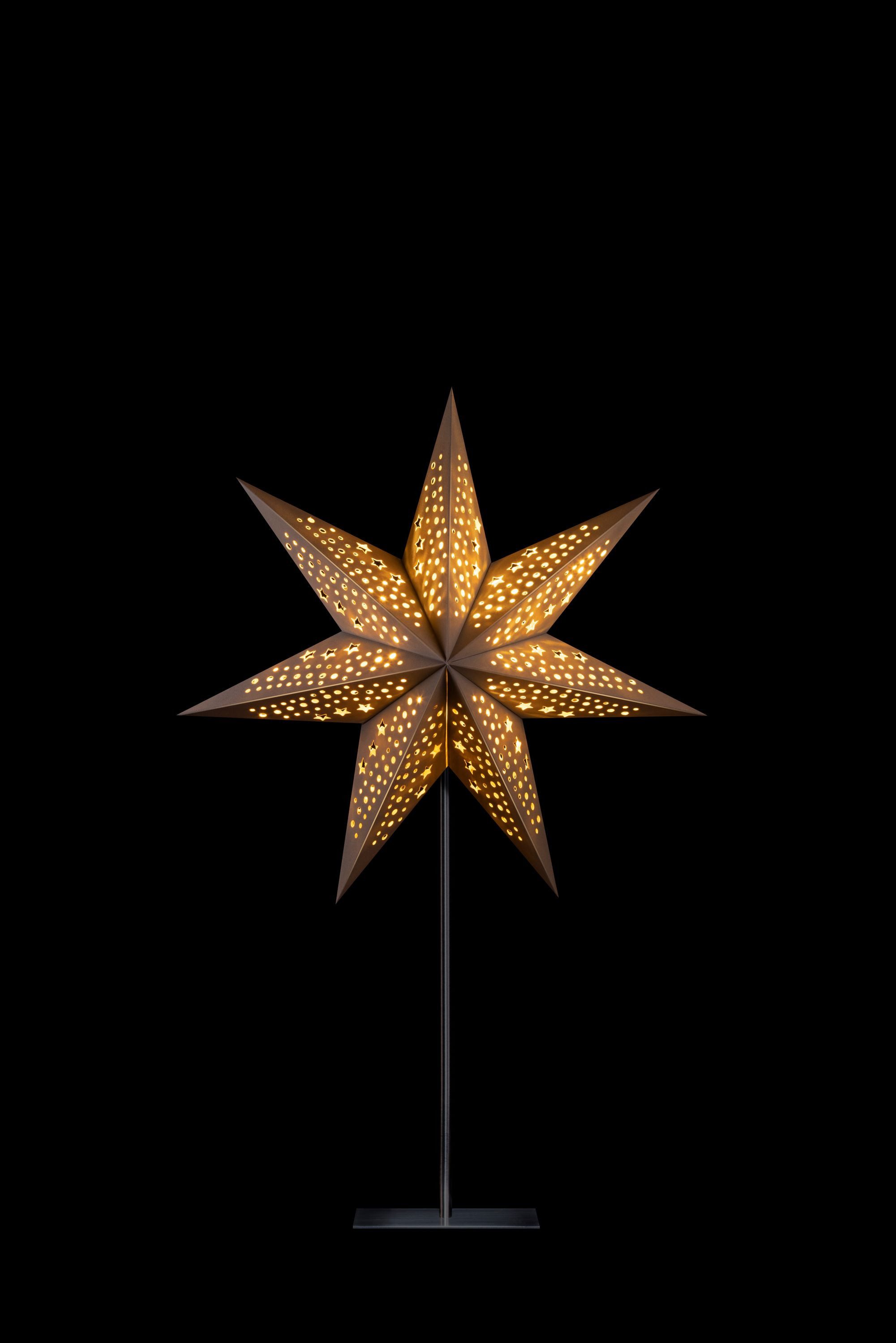 STERNTALER Dekostern, Dekostern Weihnachtsstern Papier Samt Faltstern mit S günstig online kaufen