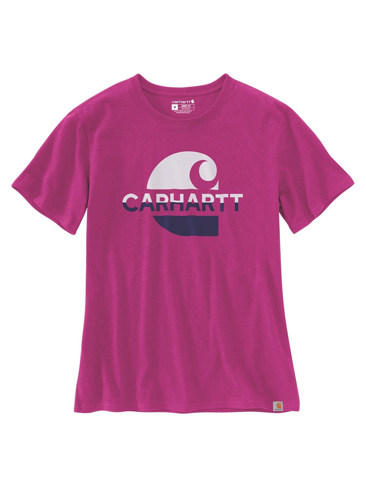 pink T-Shirt Carhartt Carhartt T-Shirt Graphic Damen agate magenta