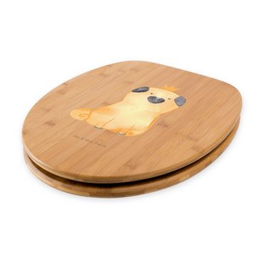 Mr. & Mrs. Panda WC-Sitz Mops Krone - Transparent - Geschenk, Toilette, kinderlos, Klobrille, (1-St), Freudige Designs
