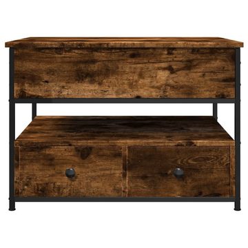 vidaXL Couchtisch Couchtisch Räuchereiche 70x50x50 cm Holzwerkstoff und Metall (1-St)