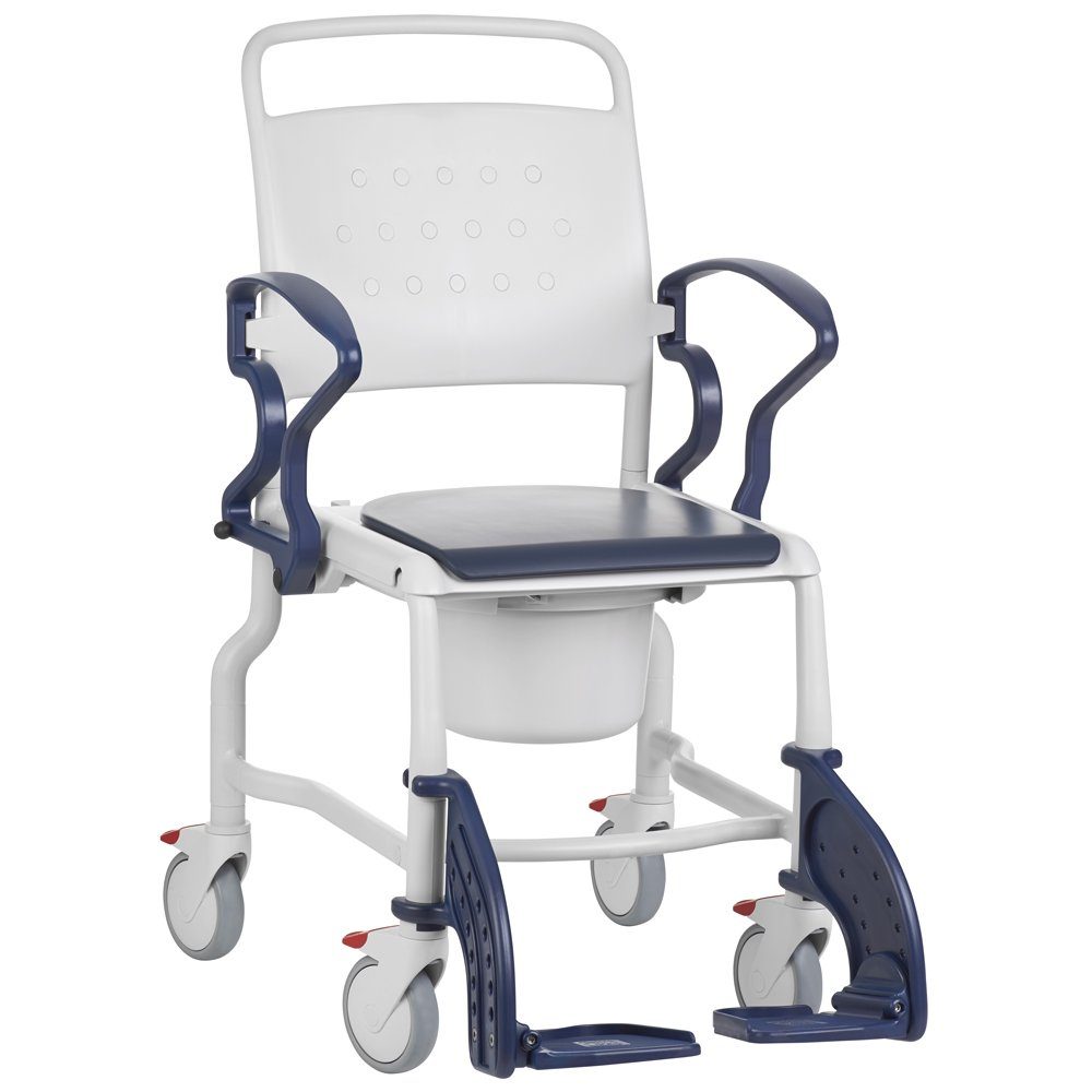 REBOTEC Toiletten-Rollstuhl Rebotec BONN Toilettenrollstuhl mit 5-Zoll-Rädern