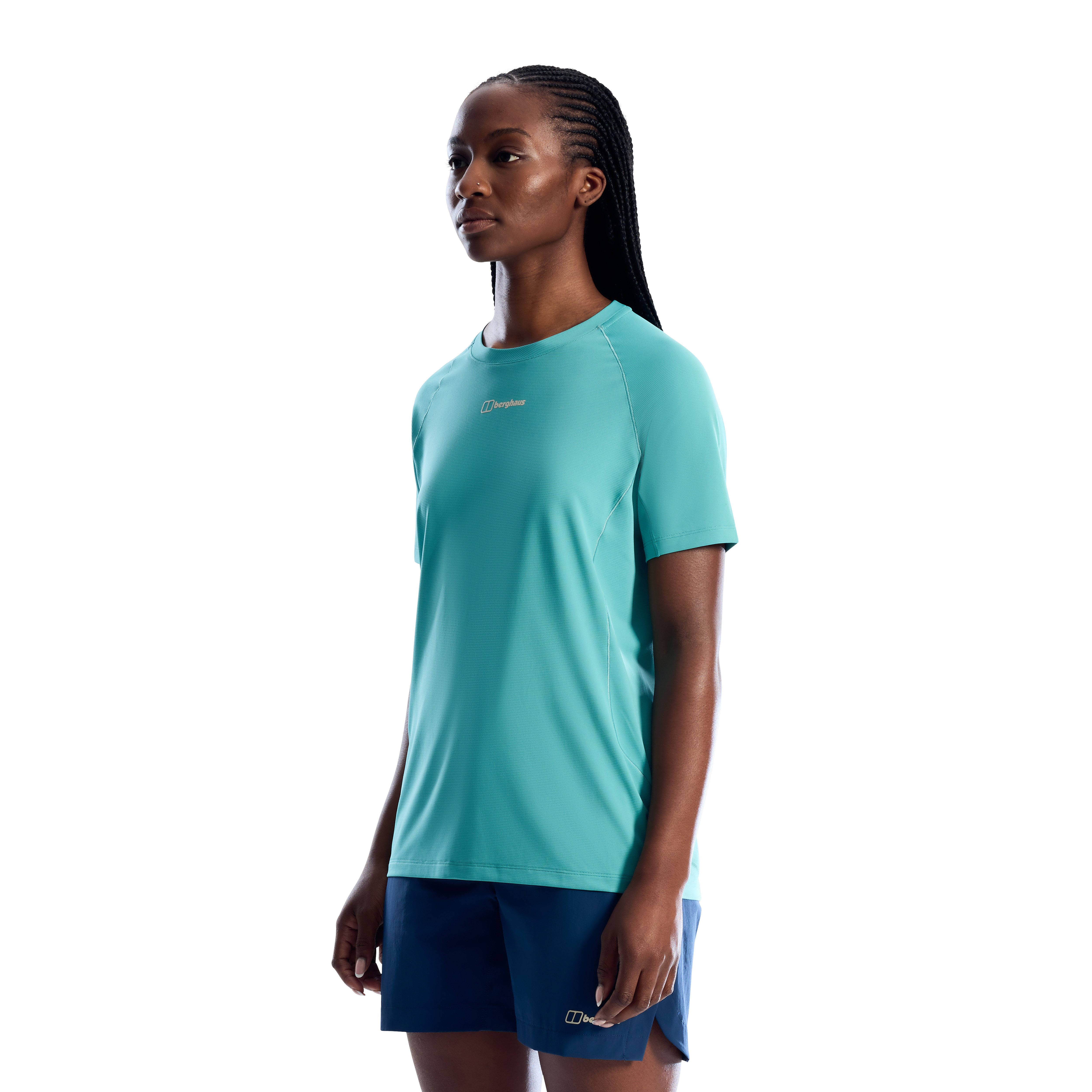 Berghaus T-Shirt BOWBURN TECH TEE AF mit Rundhalsausschnitt, Kurzarm, aus Polyester und Elasthan