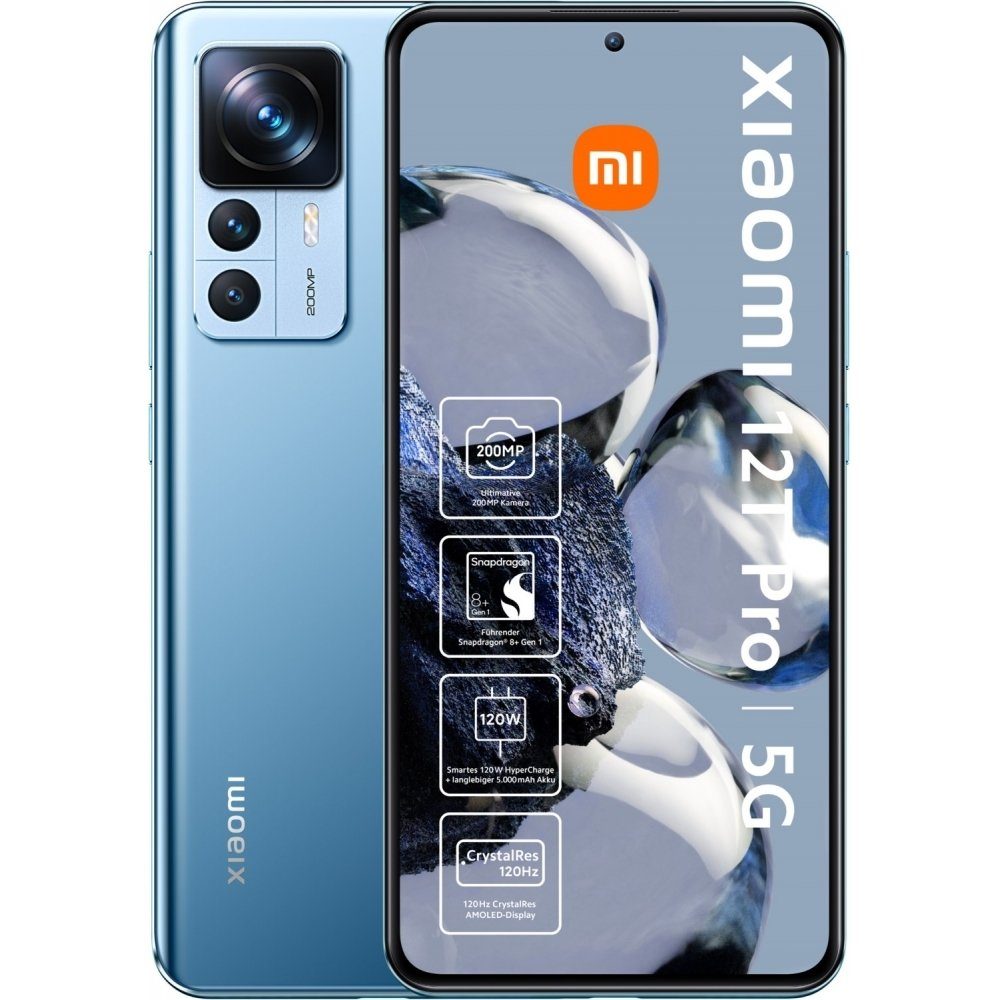 Xiaomi 12T Pro 5G 256 GB / 12 GB - Smartphone - blau Smartphone (6,7 ...