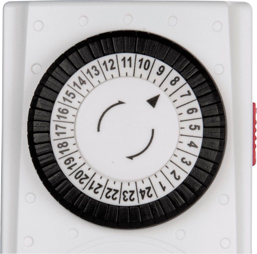 Hama Zeitschaltuhr Mechanische Tages-Zeitschaltuhr "Mini", mit erhöhtem Berührungsschutz