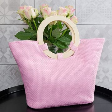 ACCENTRA Pflege-Geschenkset Pink Rose, in einer Handtasche