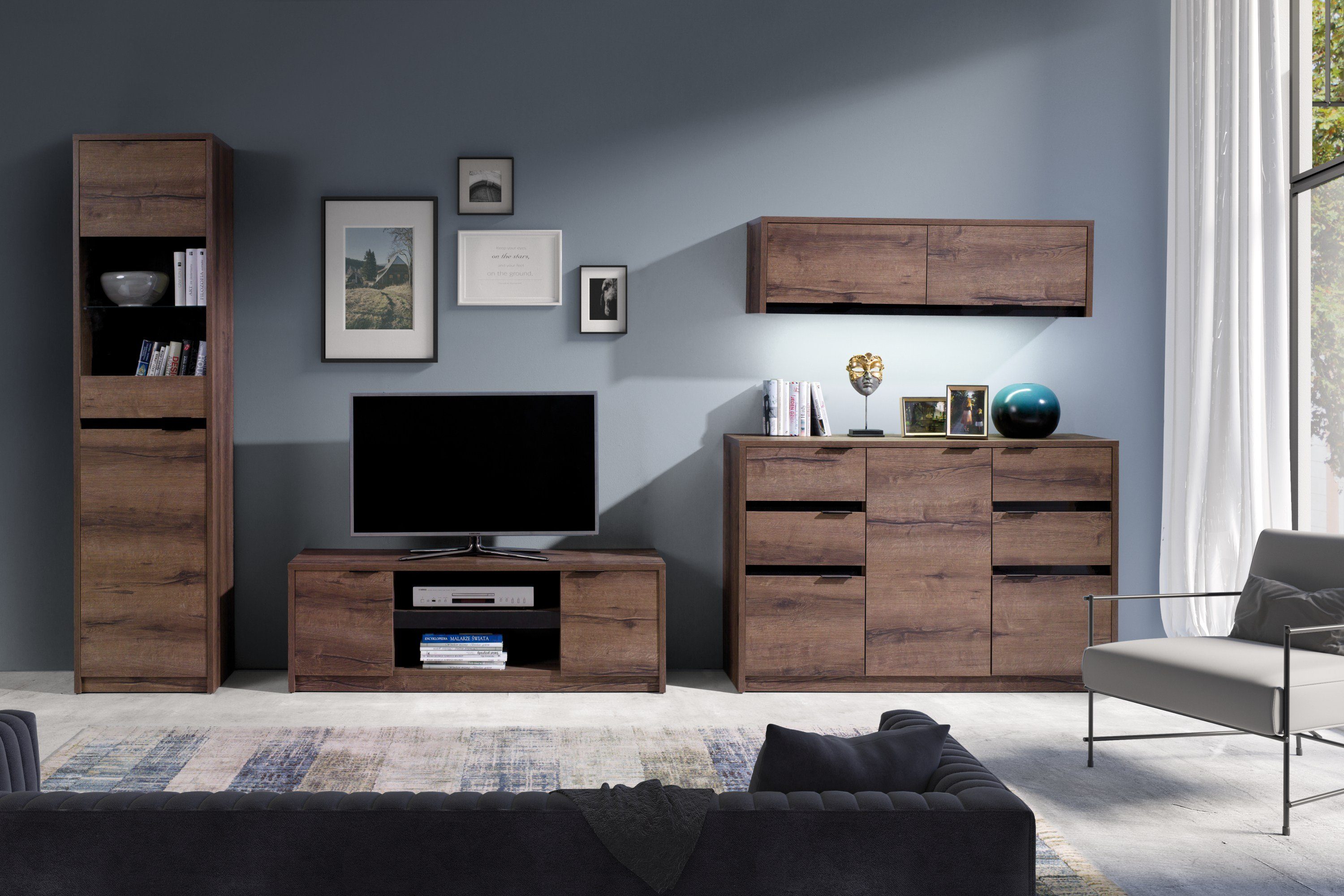 KONSIMO® Wandhängeschrank MERO Wandhängeschrank, mit Türen