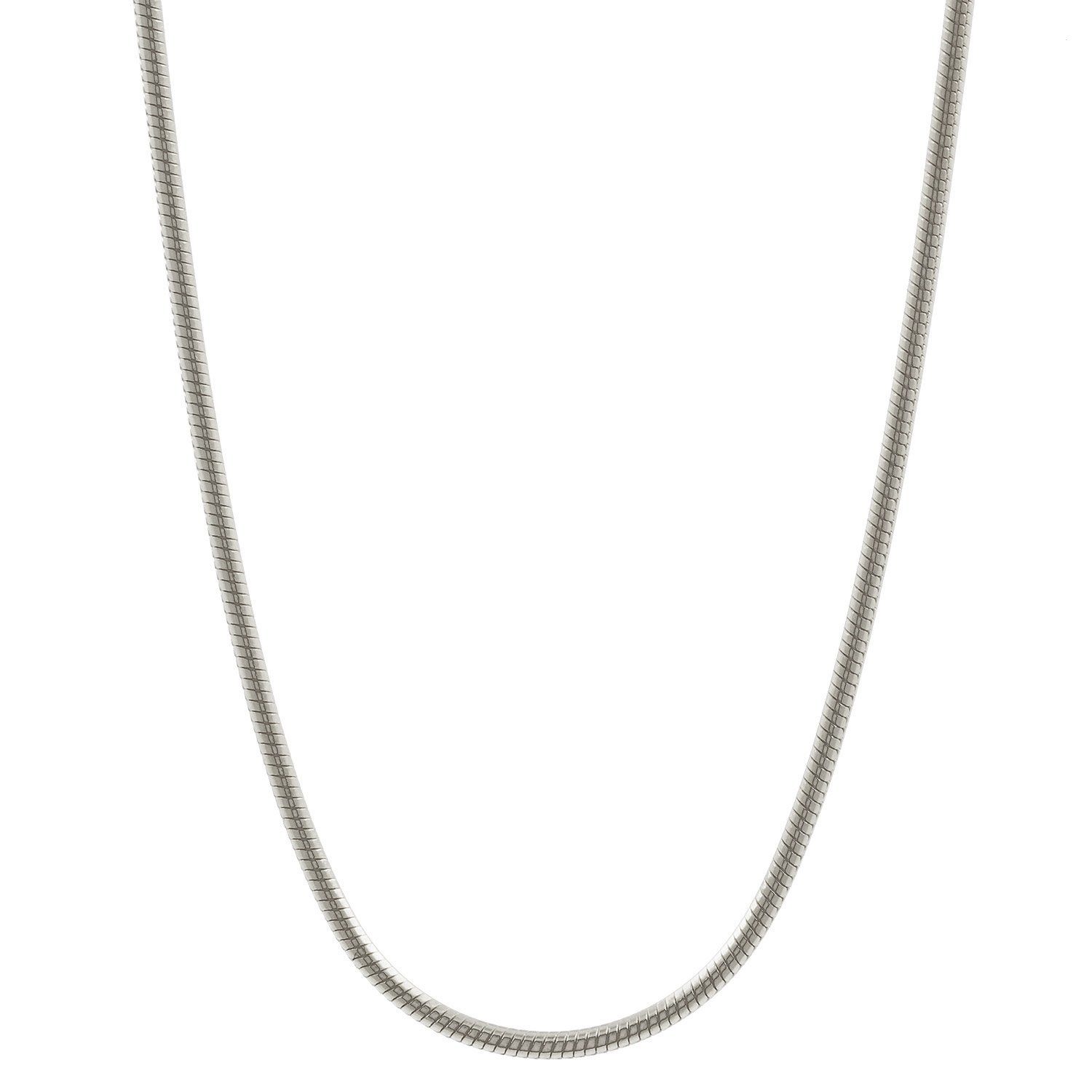 HOPLO Schlangenkette Silberkette Schlangenkette Länge 38cm - Breite 1,1mm - 925 Silber, Made in Germany – Bild 4 von 5
