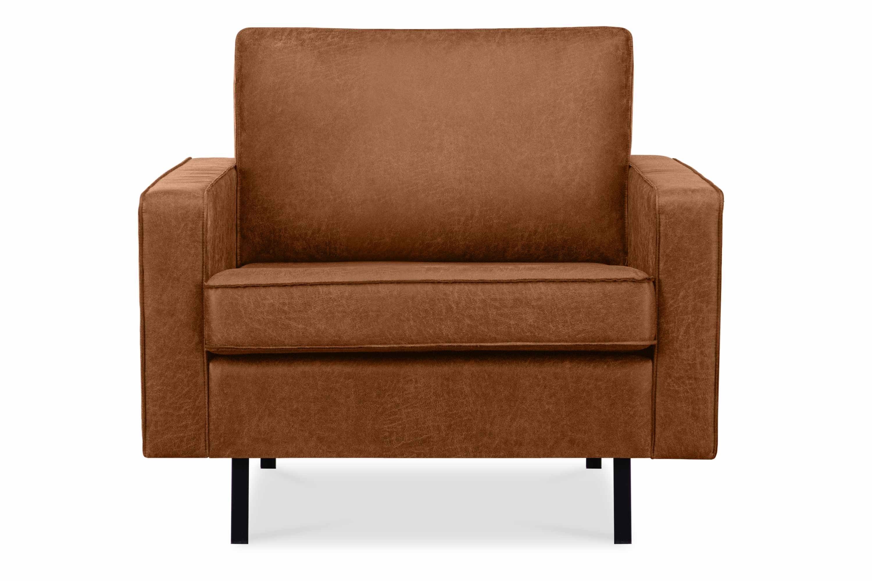 Konsimo Sessel rot Vintage, Grundschicht: Echtleder, in Sessel, | Loft-Stil rot INVIA EU, Hergestellt rot 