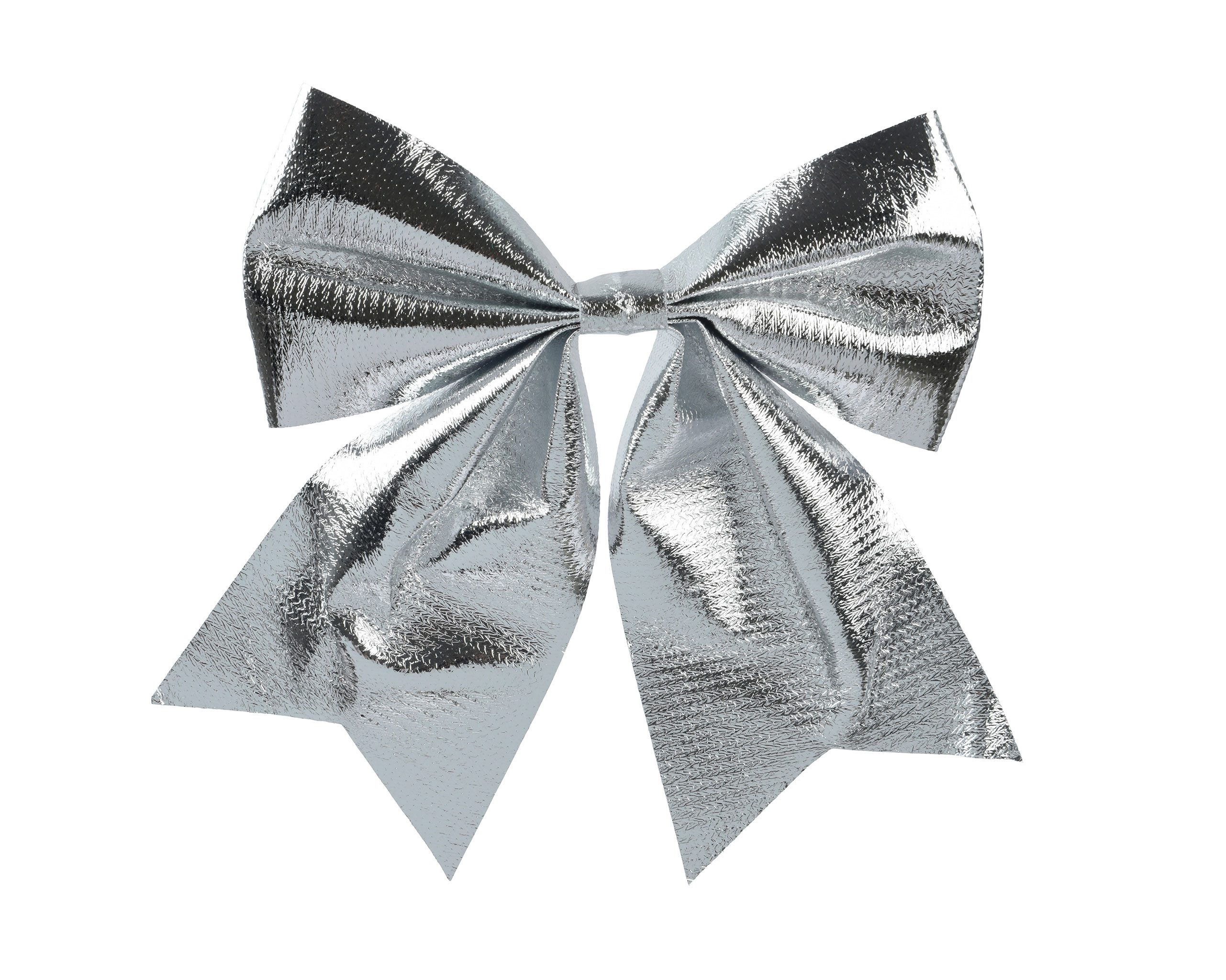 Kaemingk Christbaumschmuck, Schleife 24cm 1 Stück Silber metallic