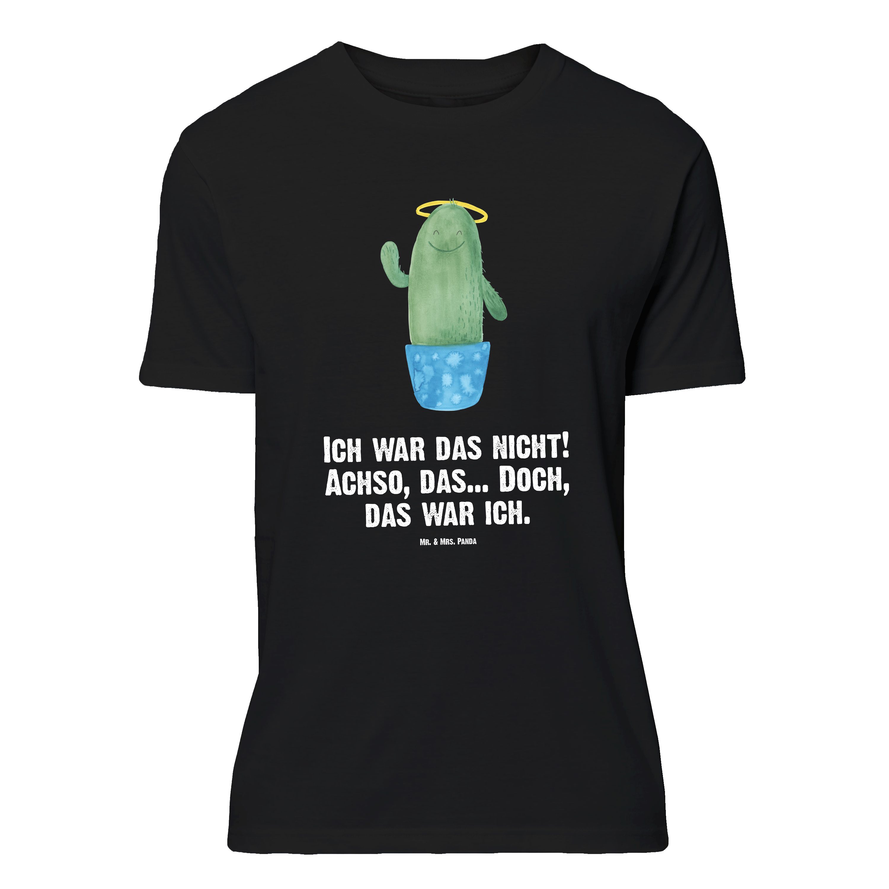 T-Shirt Kaktus Heilig, Größe L T-Shirt, Schwarz, Tshirt, T-Shirt mit Spruch