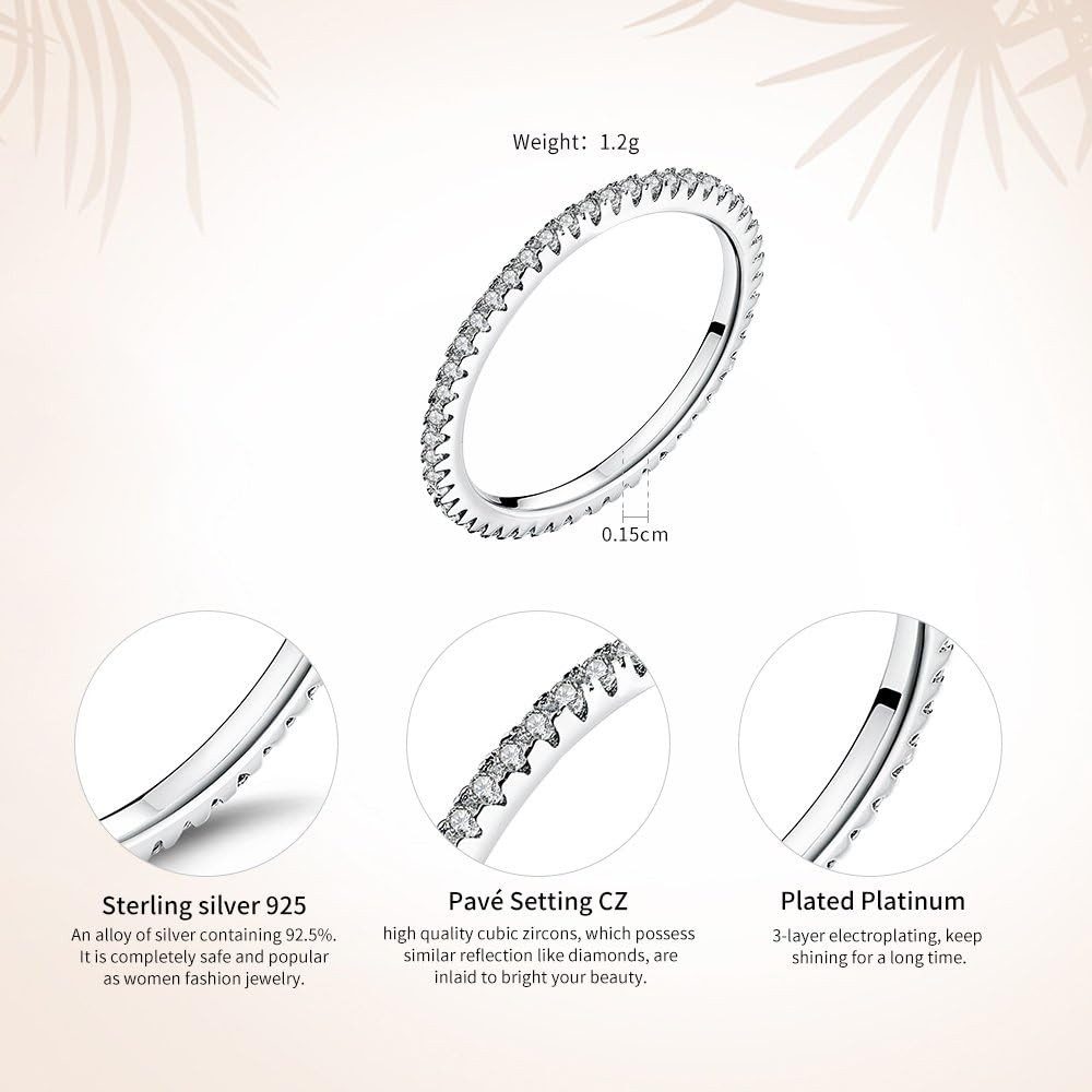 ZEUOPQ Silberring 925 Sterling Silber Ring günstig online kaufen