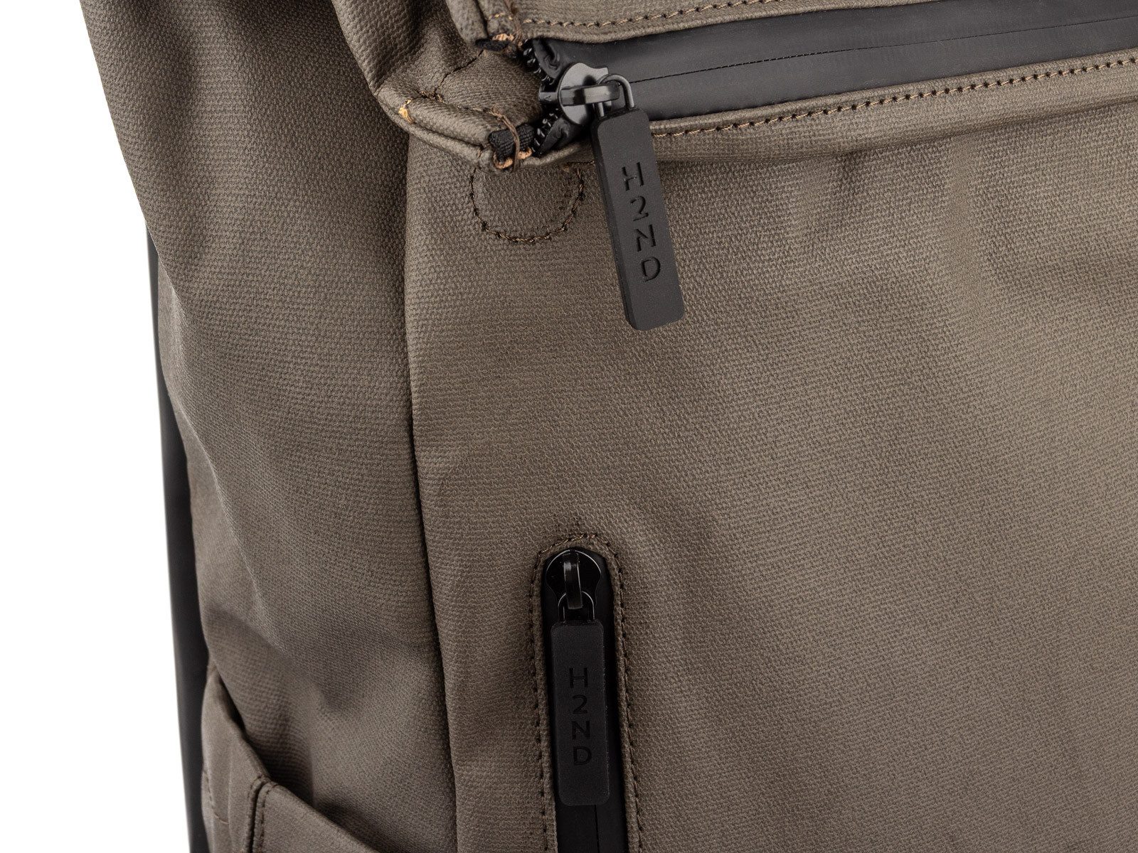 H2ND Cityrucksack CL.12683 Backback Canvas Style BERLIN (Stück, 1-tlg., 1), N otebookfach bis 15 Zoll