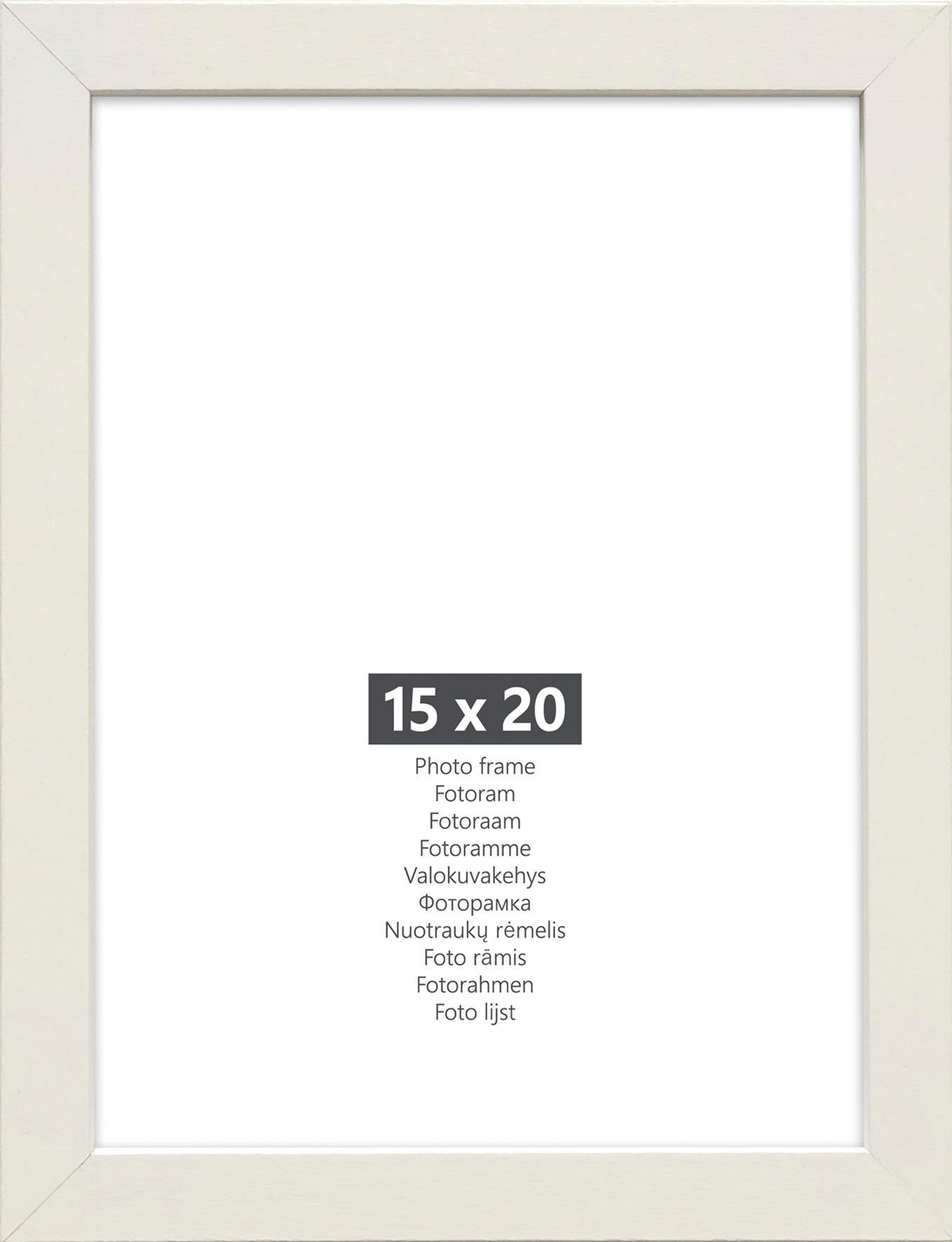 + (DIN 10 + Bilderrahmen-Set 2x Bilderrahmen A4) andas (DIN 10x15 2x 15x20 + 10er, St), 2x 13x18 21x30 (Set, cm Weiß A5) 4x