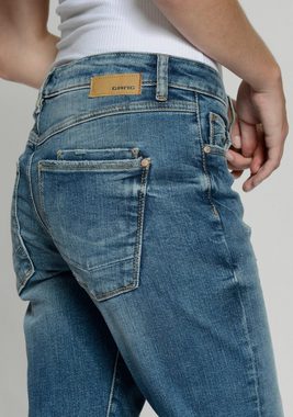 GANG Boyfriend-Jeans 94NADIA 5-Pocket Style mit Reißverschluss und Knopf