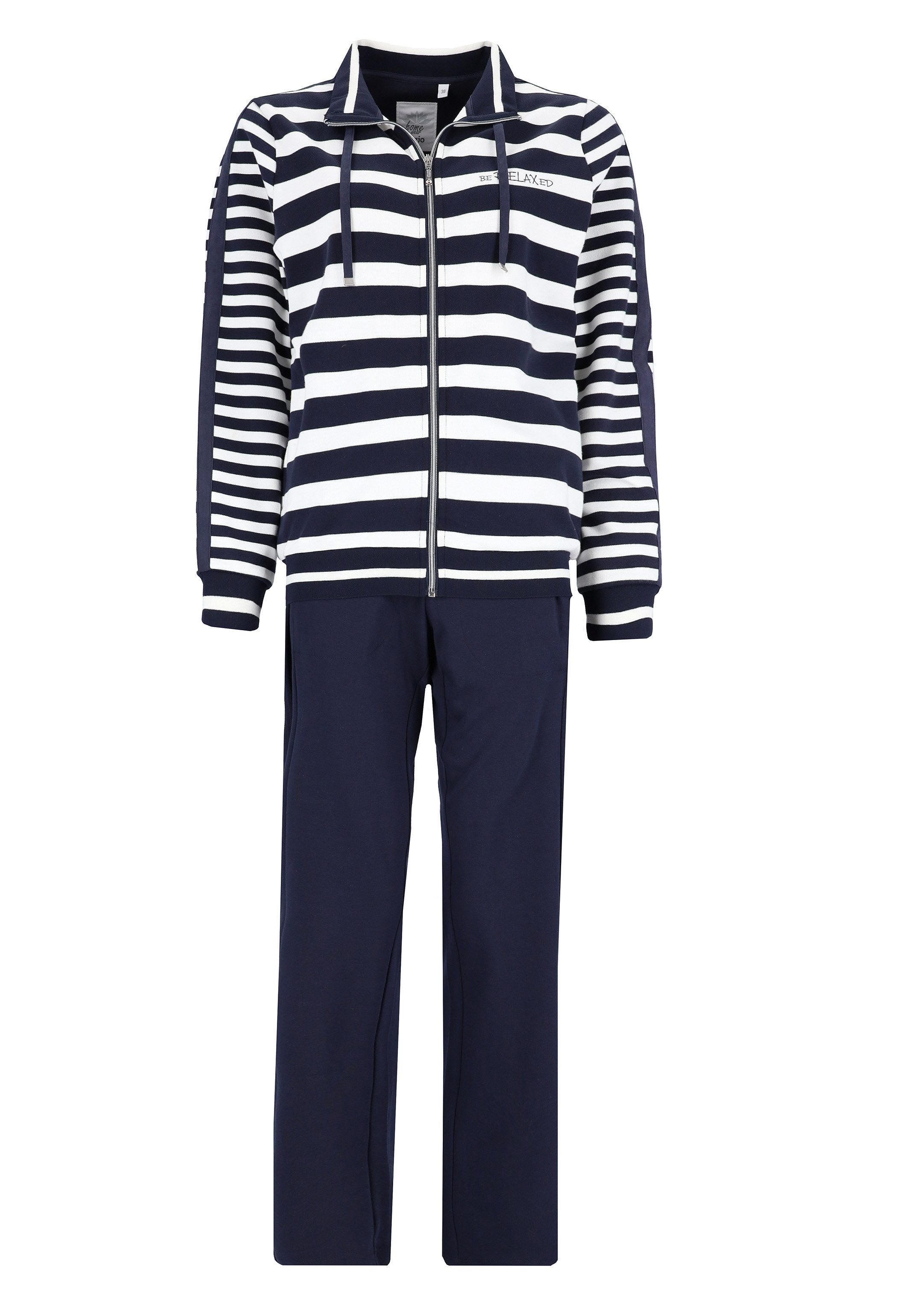 Hajo Hausanzug Basic (Set, 2 tlg) Homewear Anzug - Baumwolle - Atmungsaktiv