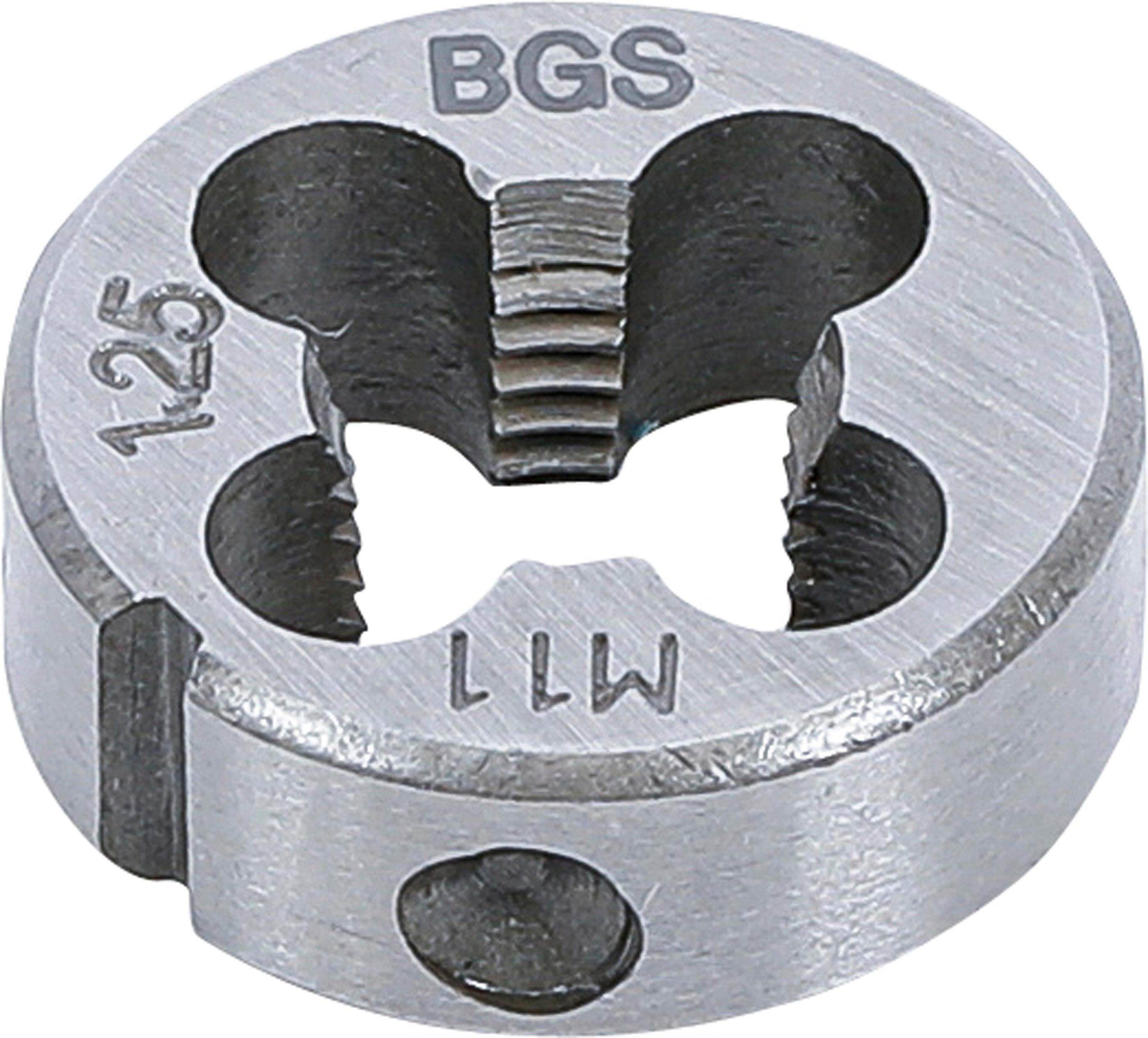 25 1,25 x mm x BGS technic Gewindeschneideisen, Gewindeschneideisen M11