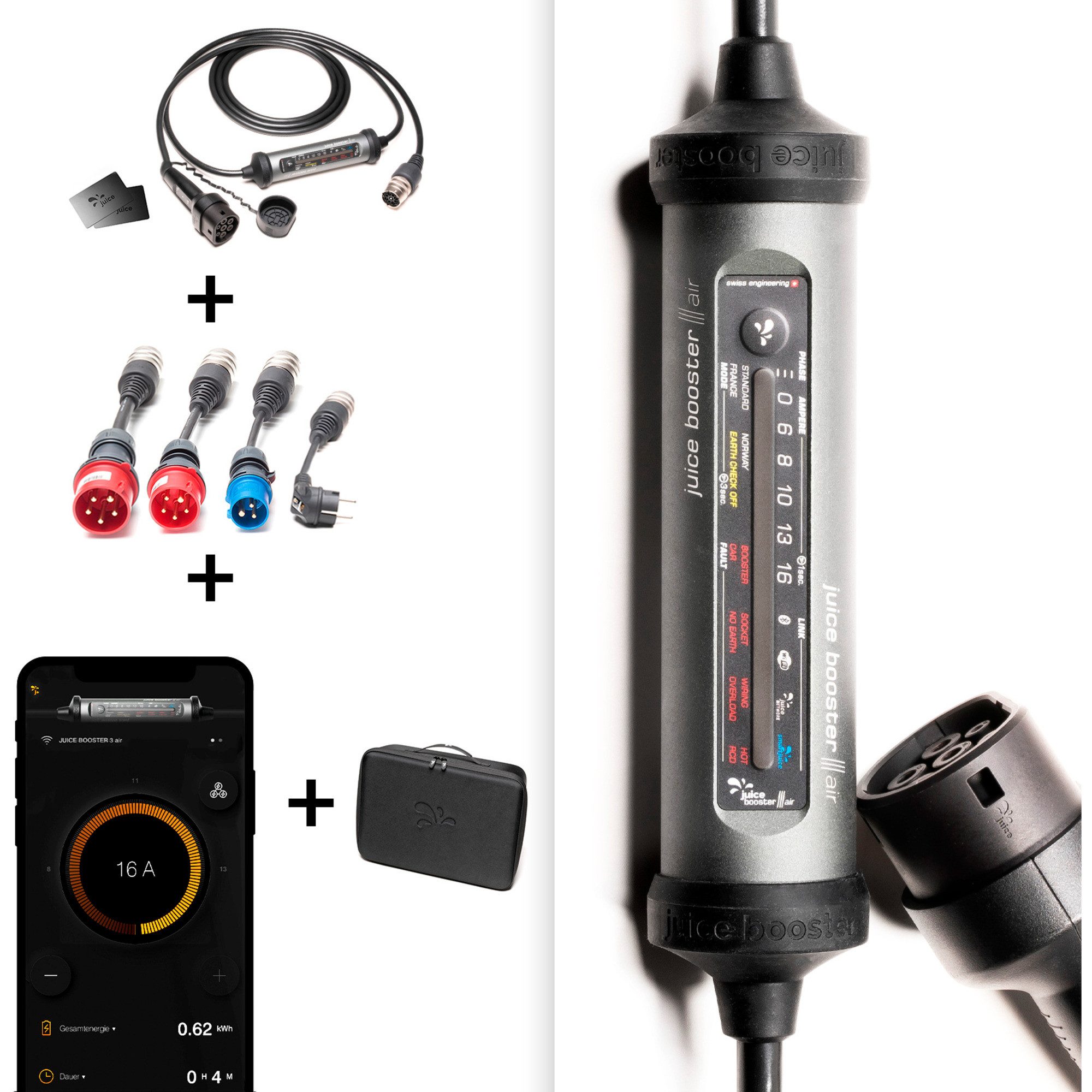 Juice Elektroauto-Ladestation Juice Technology JUICE BOOSTER 3 air Country EU