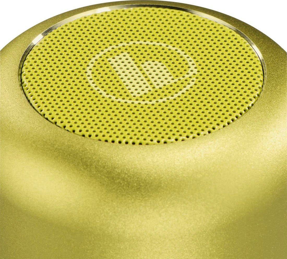 Hama Bluetooth® Aluminiumgehäuse) Robustes hellgrün (3,5 Bluetooth, Bluetooth, HFP, W Integrierte Lautsprecher (A2DP AVRCP Bluetooth-Lautsprecher "Drum 2.0" Freisprecheinrichtung)