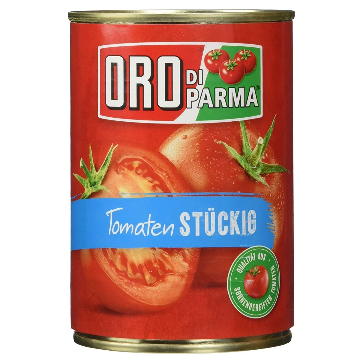 ORO DI PARMA Saucen, Oro di Parma Tomaten stückig in der Dose sonnengereifte Tomaten 400g