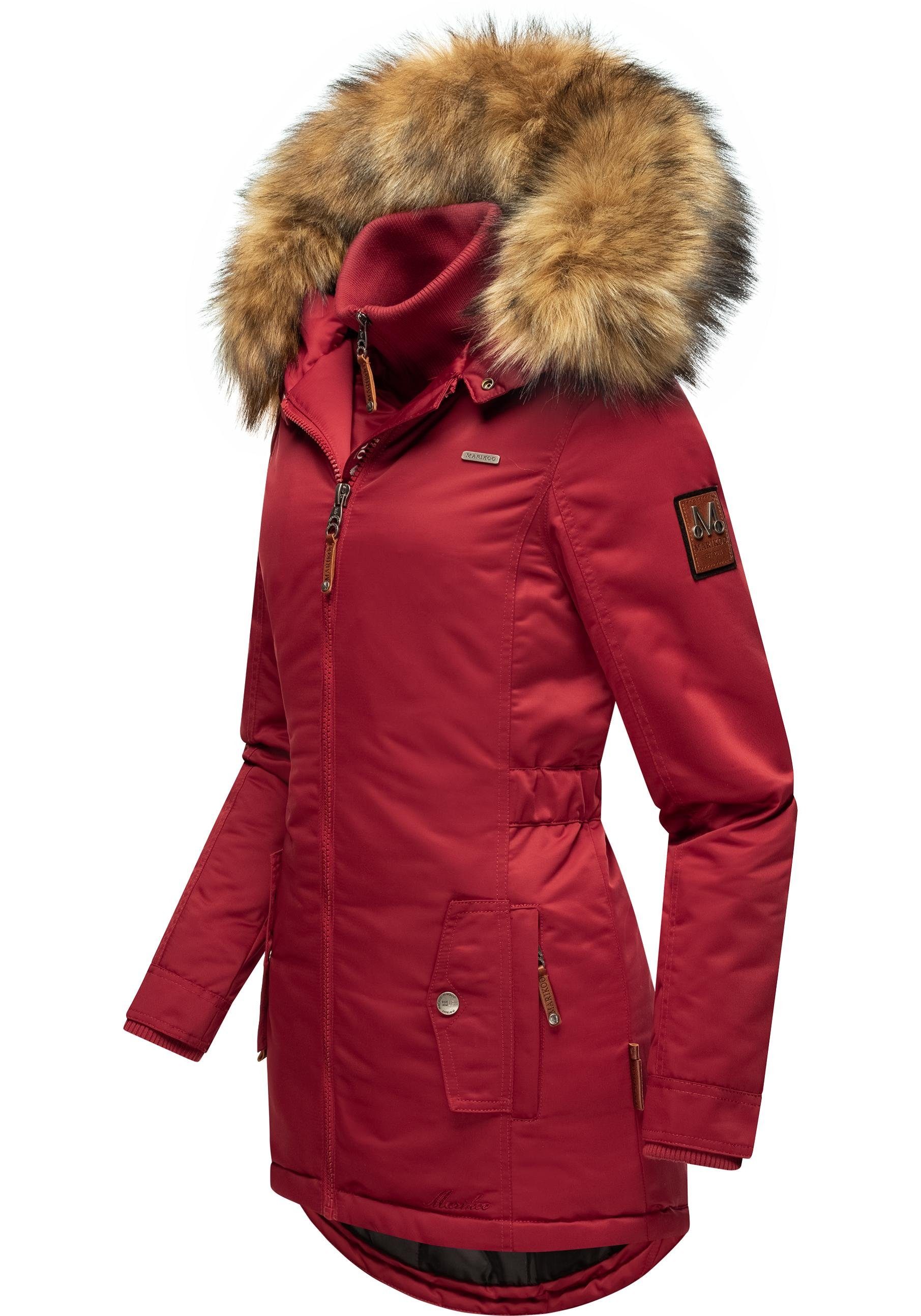 Marikoo Wintermantel Sanakoo schicker Damen Kurzmantel günstig online kaufen