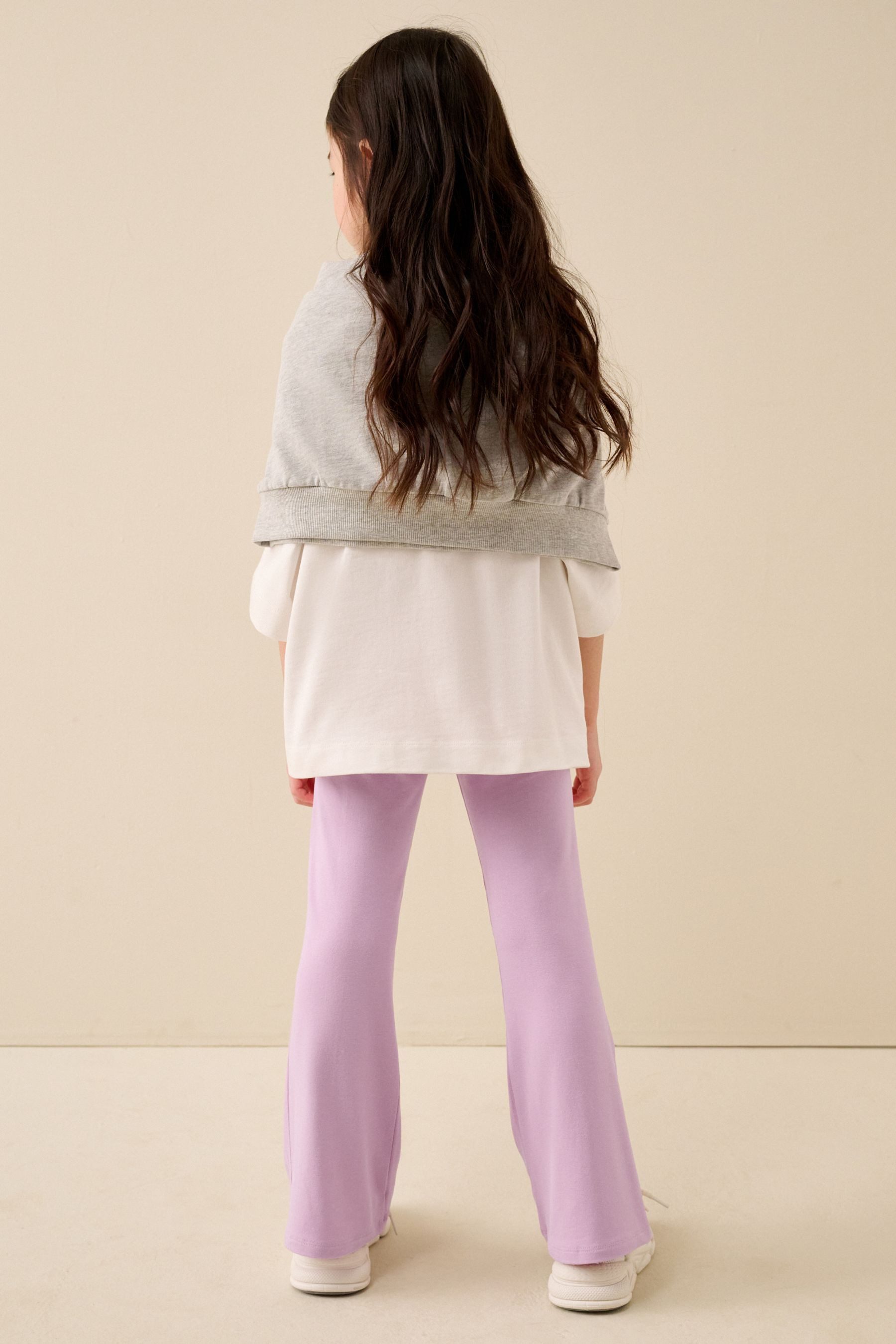 Next Leggings Viskose-Leggings mit ausgestelltem Bein (1-tlg)