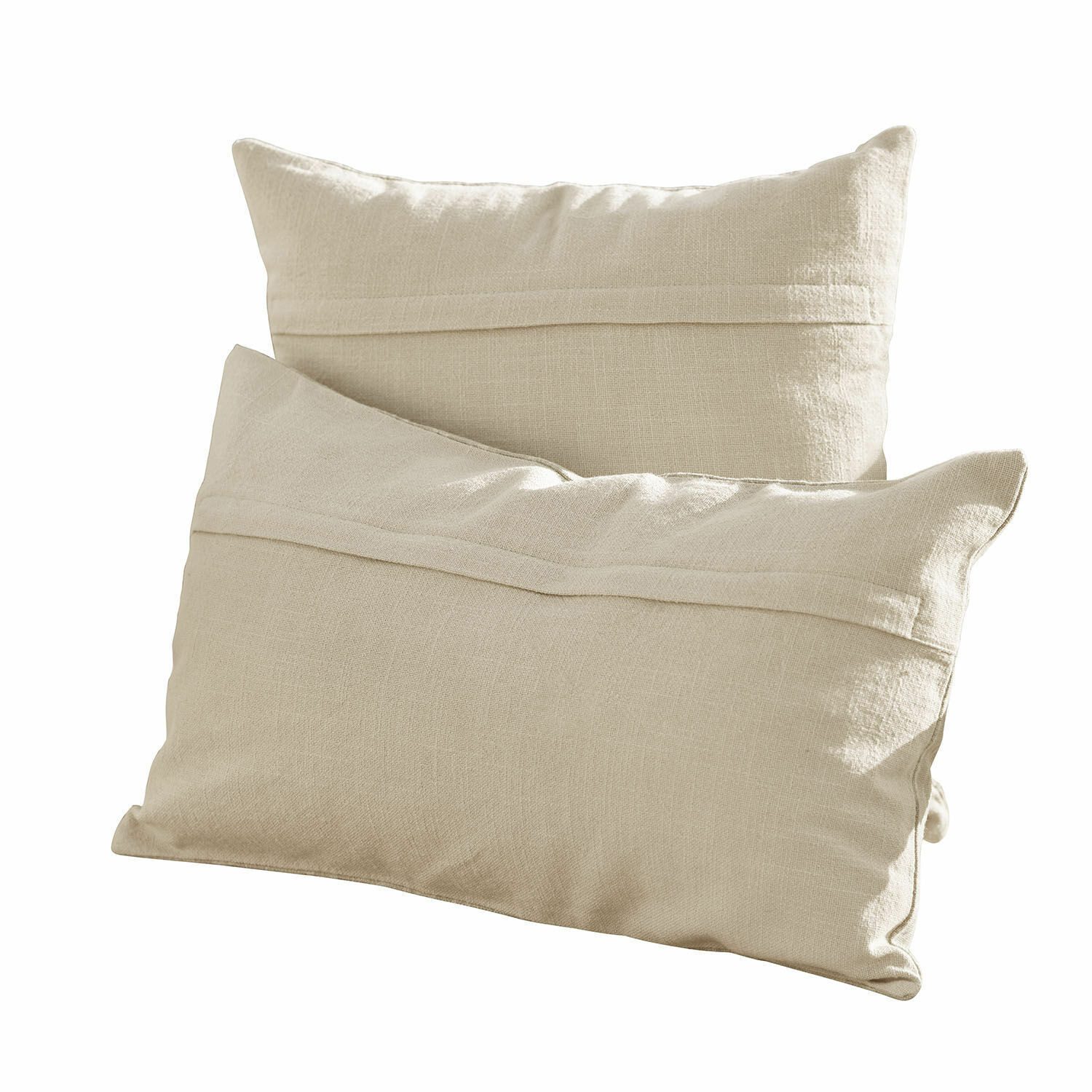 Mirabeau Kissenhülle Kissenhülle 2er Set Vellouris grün/creme