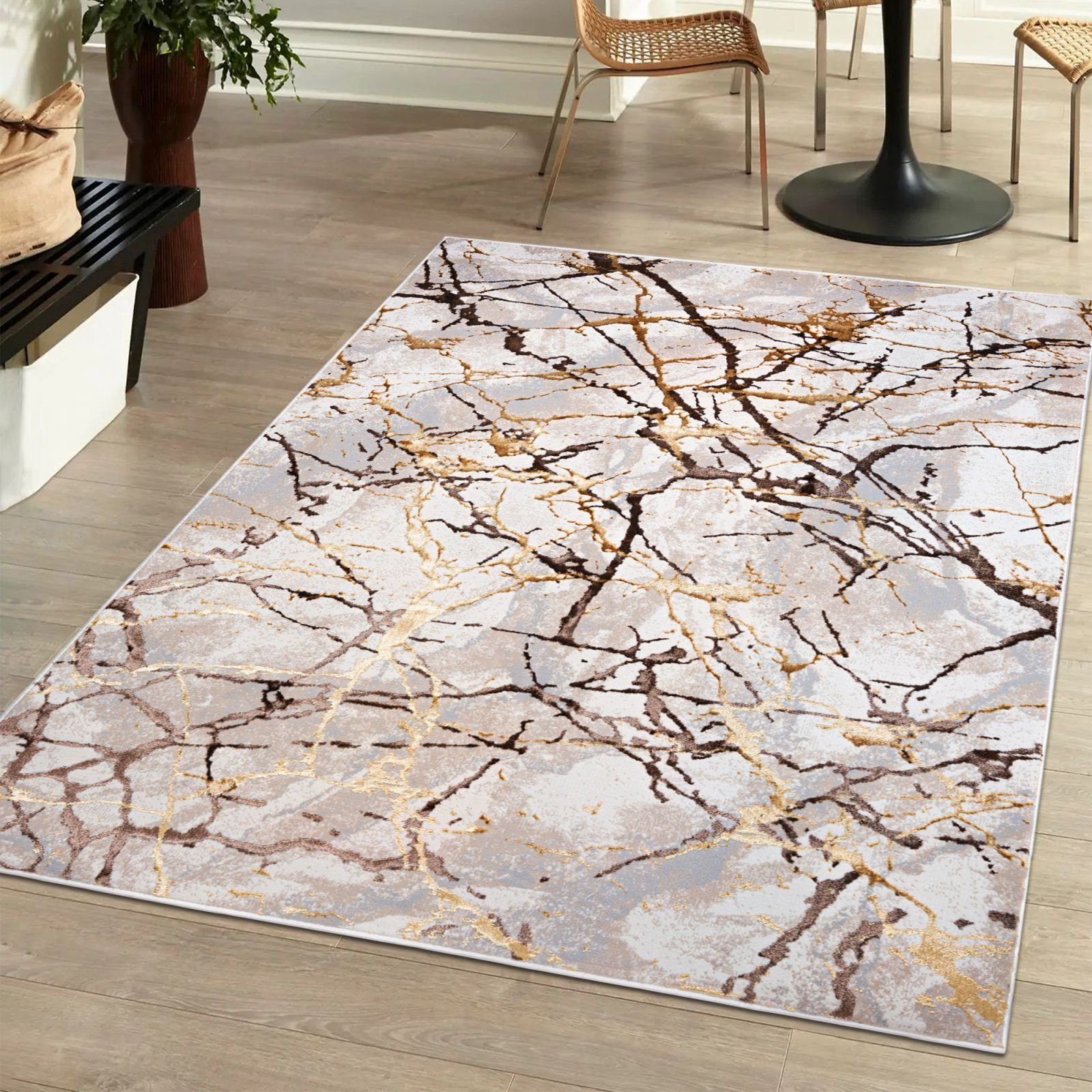 Mazovia Designteppich Modern Teppich für Wohnzimmer günstig online kaufen