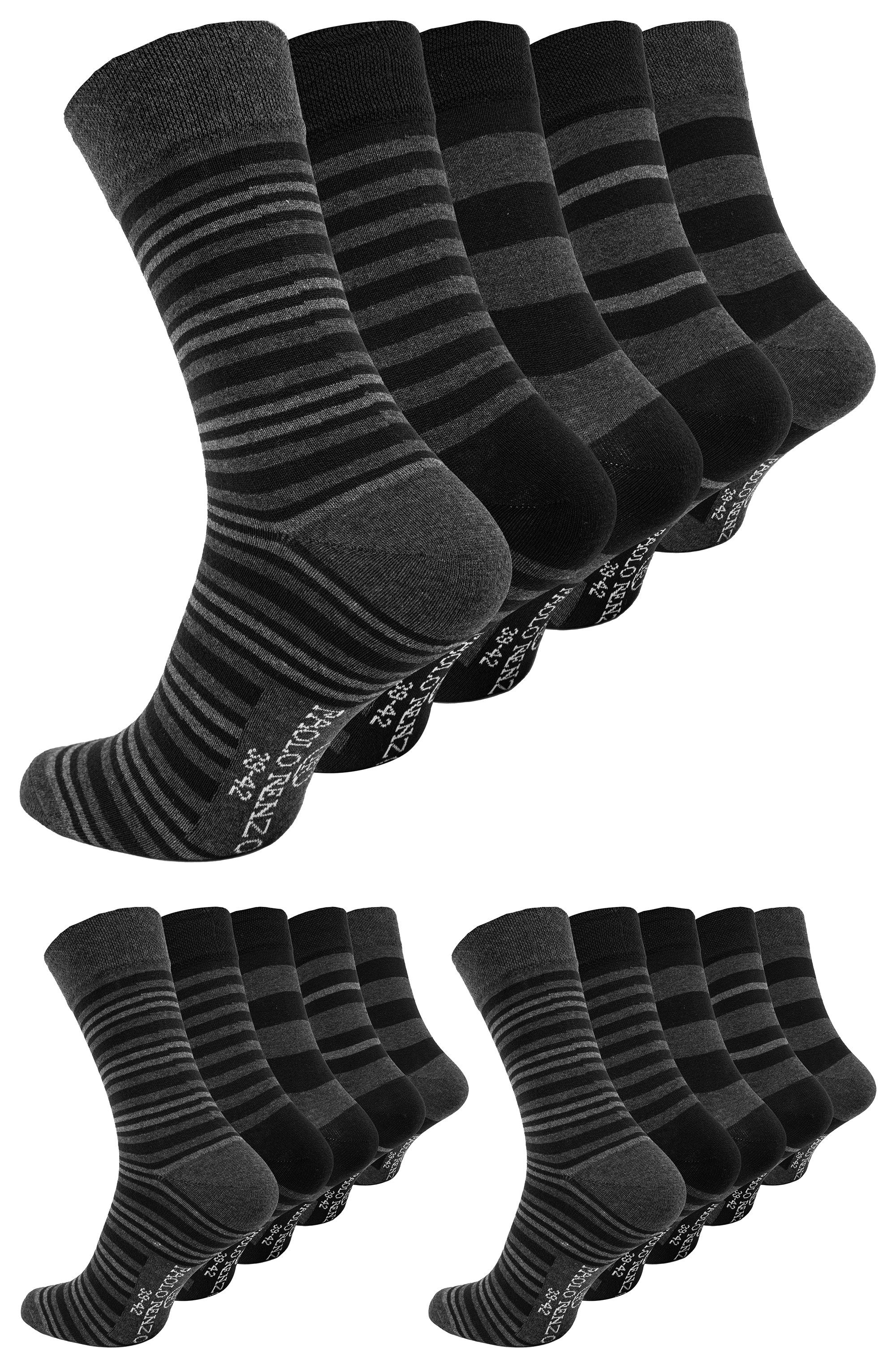 Paolo Renzo Businesssocken (15-Paar) Atmungsaktive Herren Business Socken a günstig online kaufen