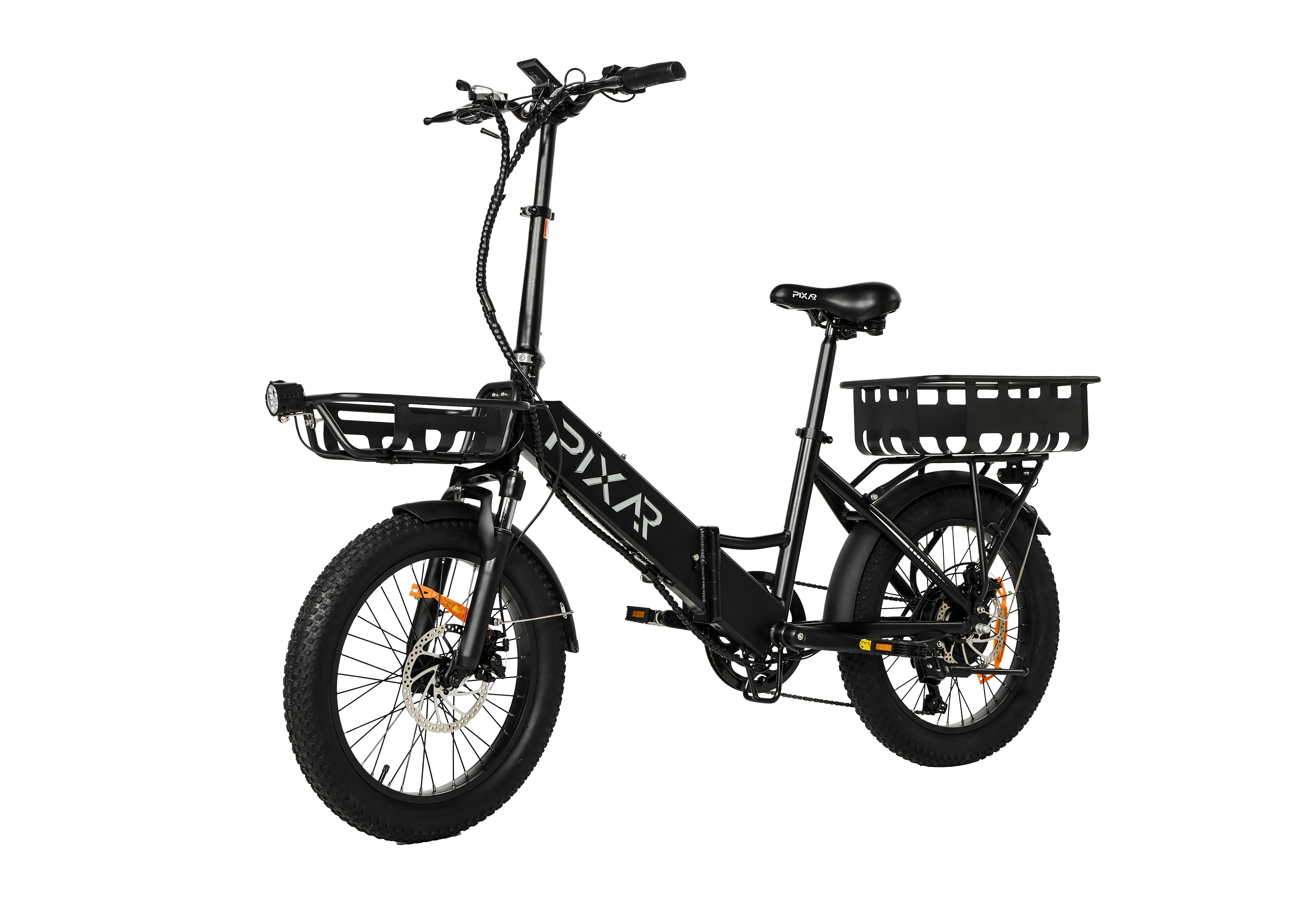 PIXAR E-Bike PIXAR WIND1 250W Elektrofahrrad klappbar Shimano 48V/10,4Ah 25 km/h, Heckmotor