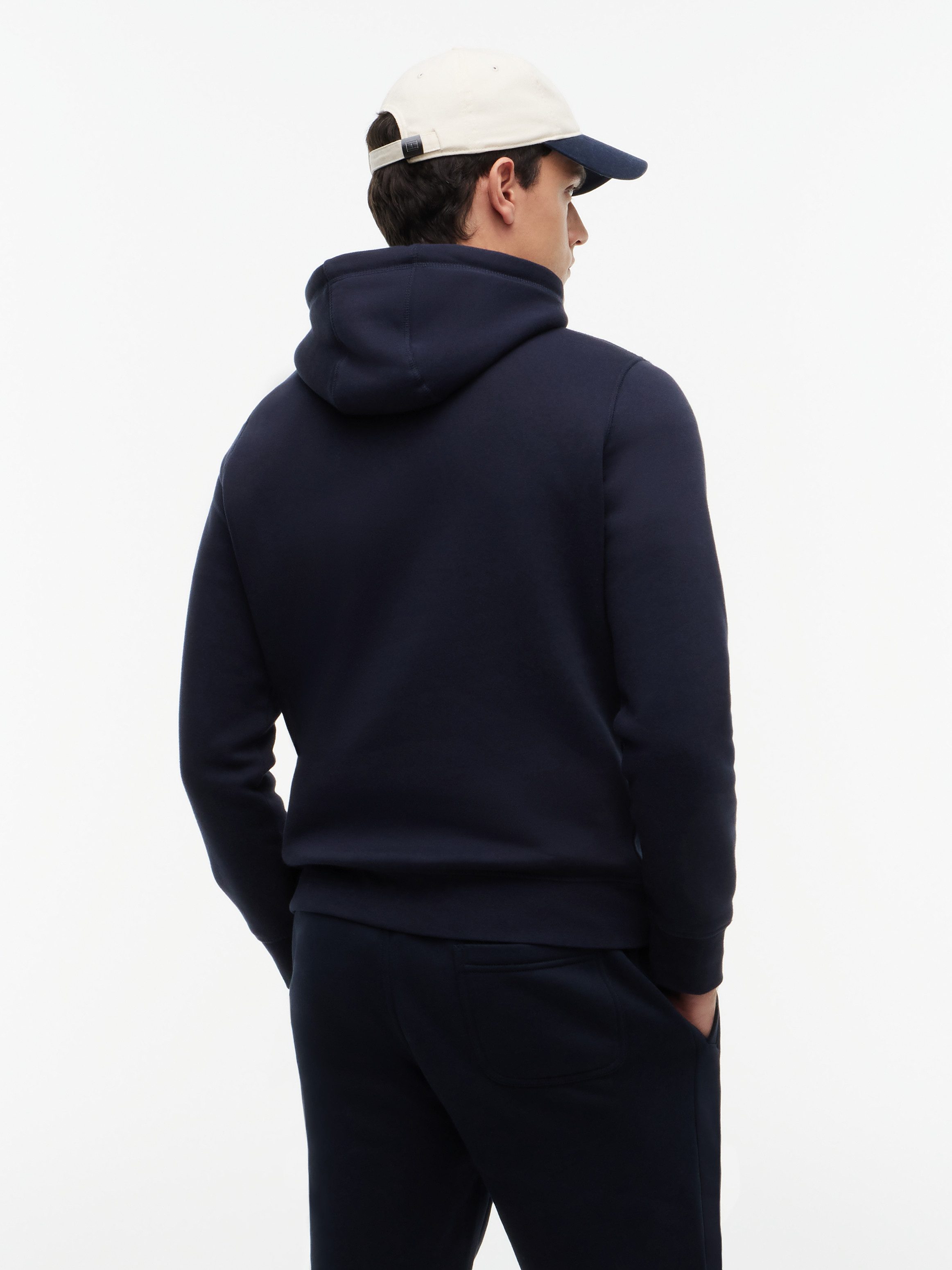 Tommy Hilfiger Kapuzensweatshirt TOMMY LOGO HOODY Baumwoll-Mix
