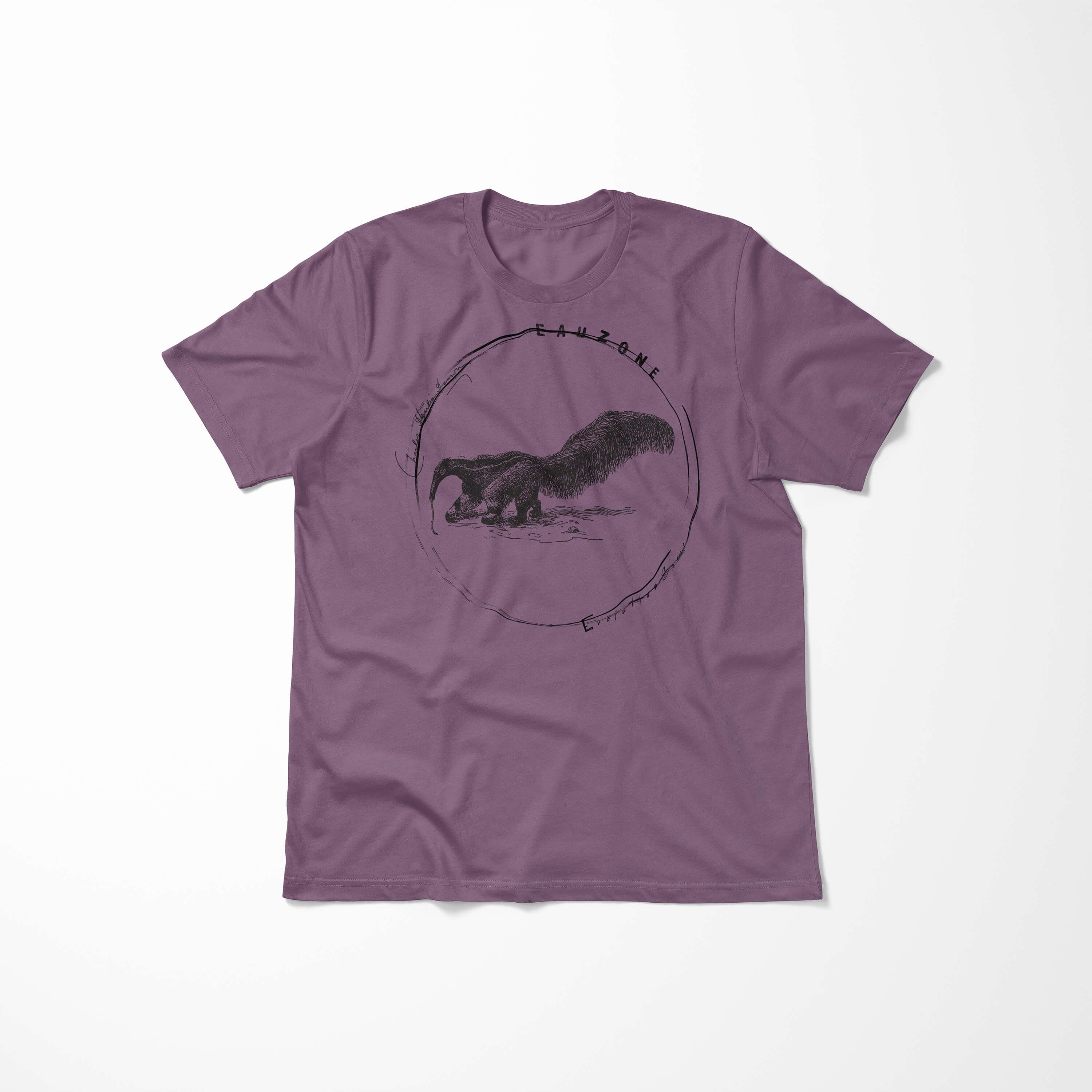 Sinus Art T-Shirt Evolution Herren T-Shirt Ameisenfresser Shiraz