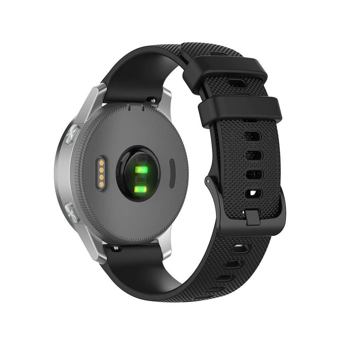 Uhrenarmbänder Schwarz Ersatzarmband CTGtree Silikon Silikon Uhrenarmband Armband Uhrenarmband