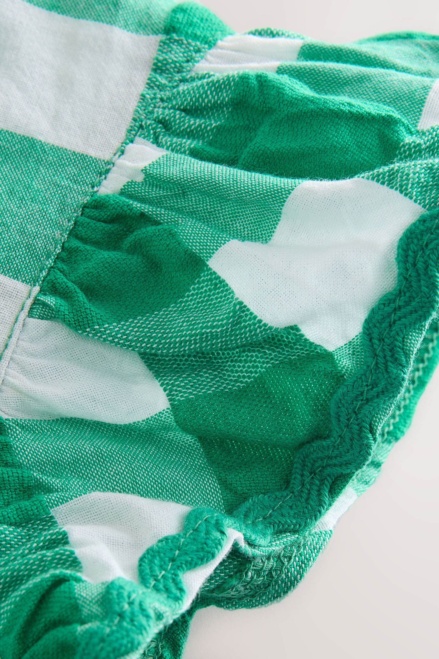 Next Blusenkleid Ric Rac Kleid mit Rüschenärmeln (1-tlg)