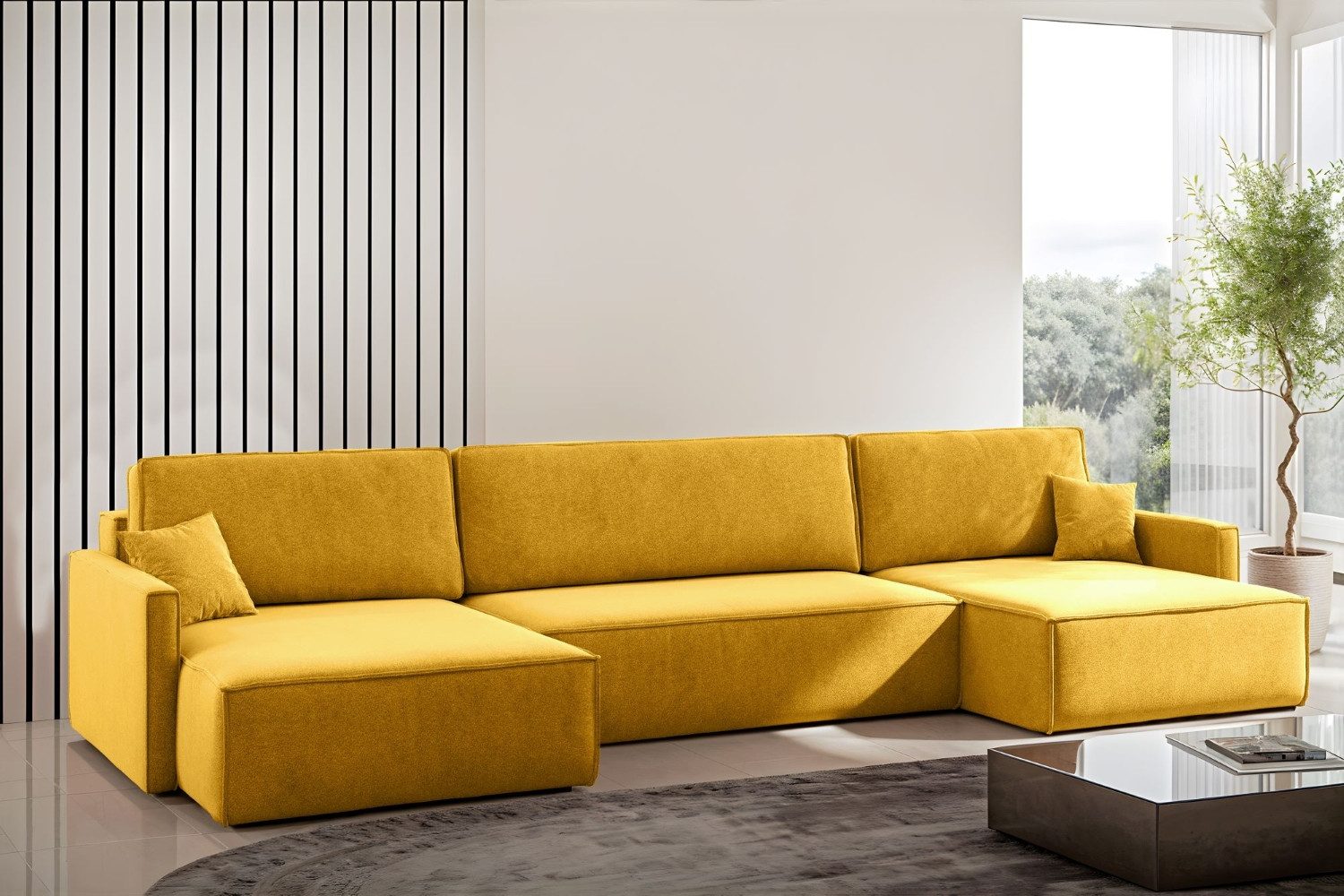 Kaiser Möbel Ecksofa Ecksofa Carlos U-Form günstig online kaufen