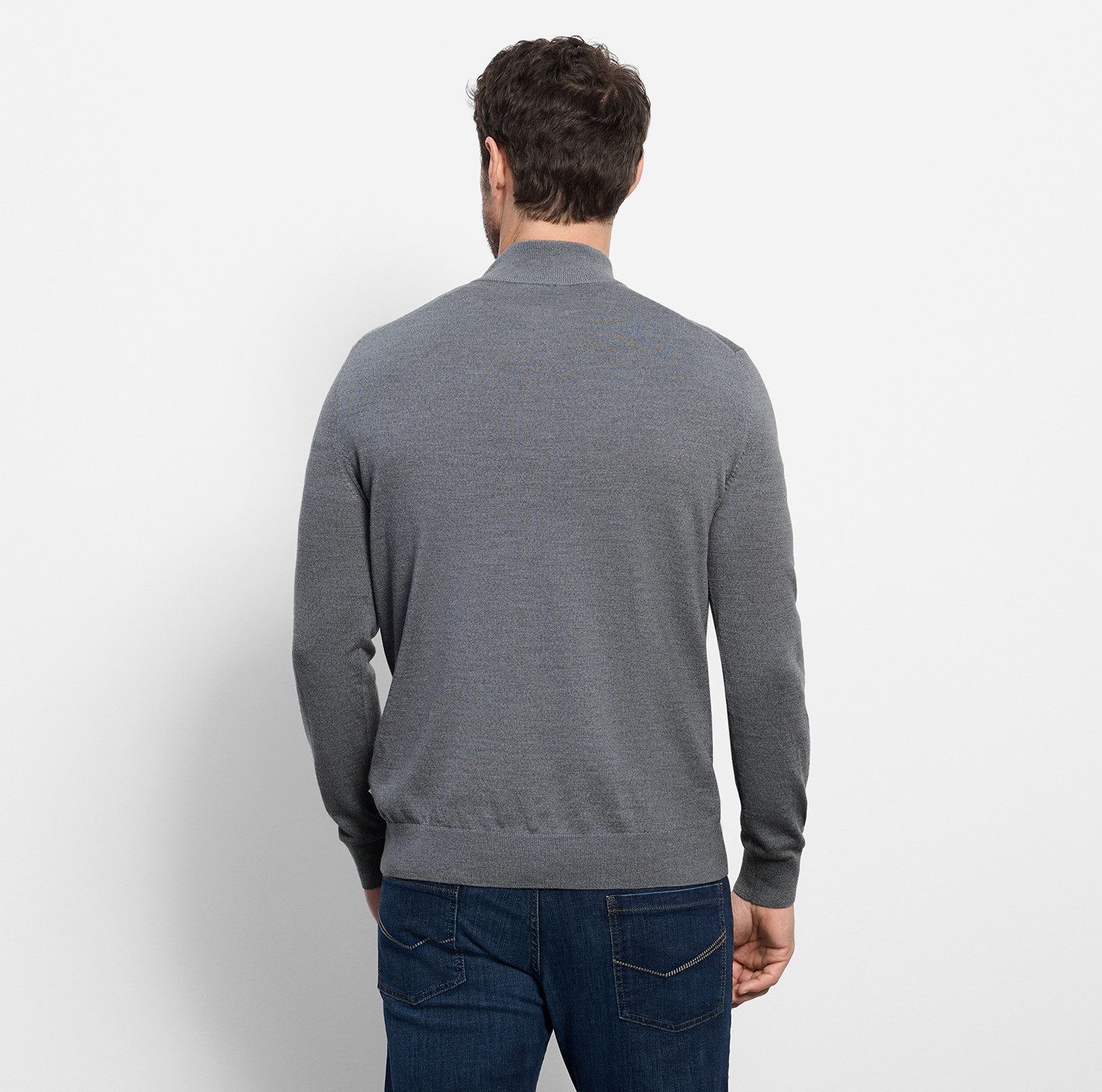 OLYMP Troyer mit Stehkragen, regular fit