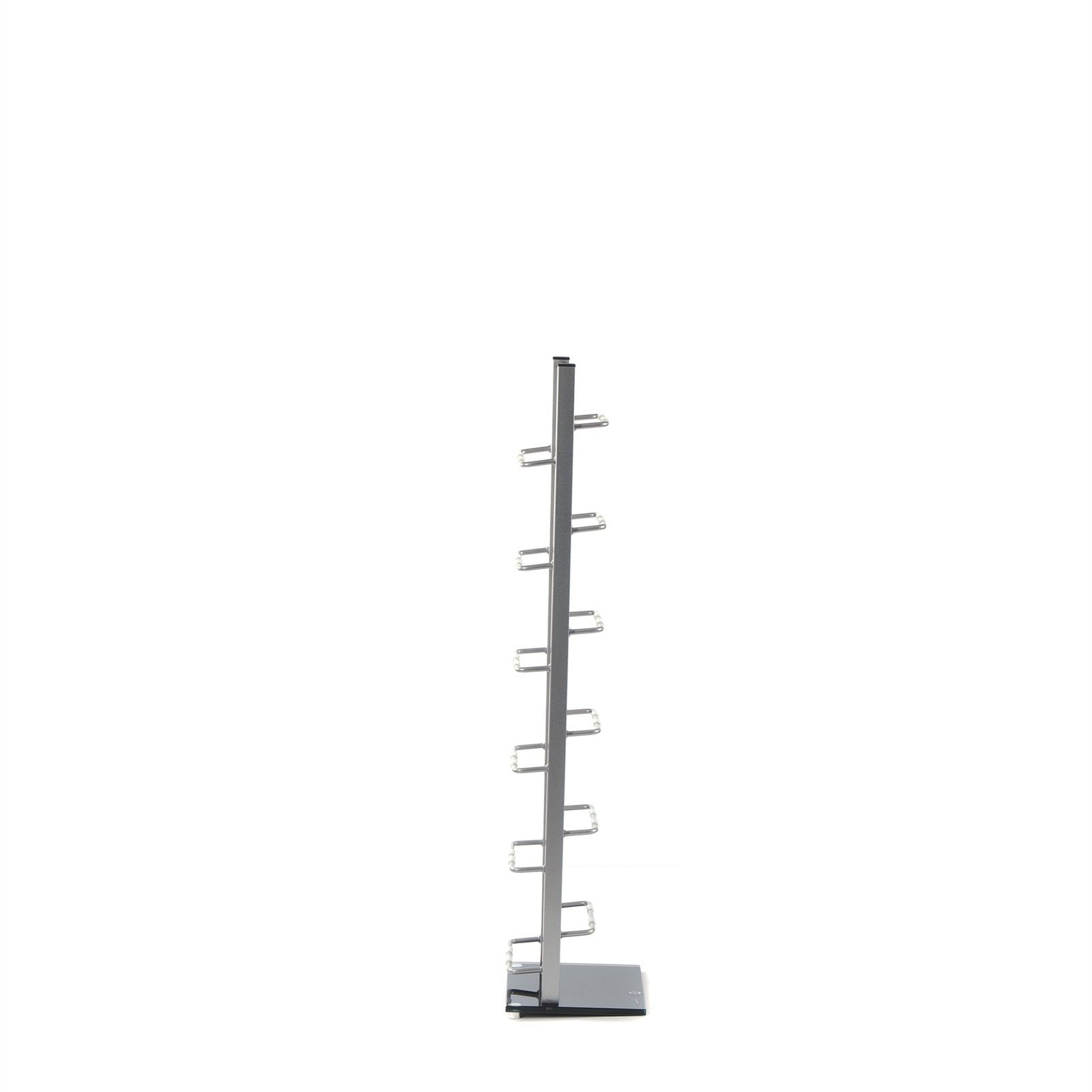 DESIGN DELIGHTS CD-Regal DESIGN CD STÄNDER "TOWER", silber, 92 cm, Aluminiu günstig online kaufen