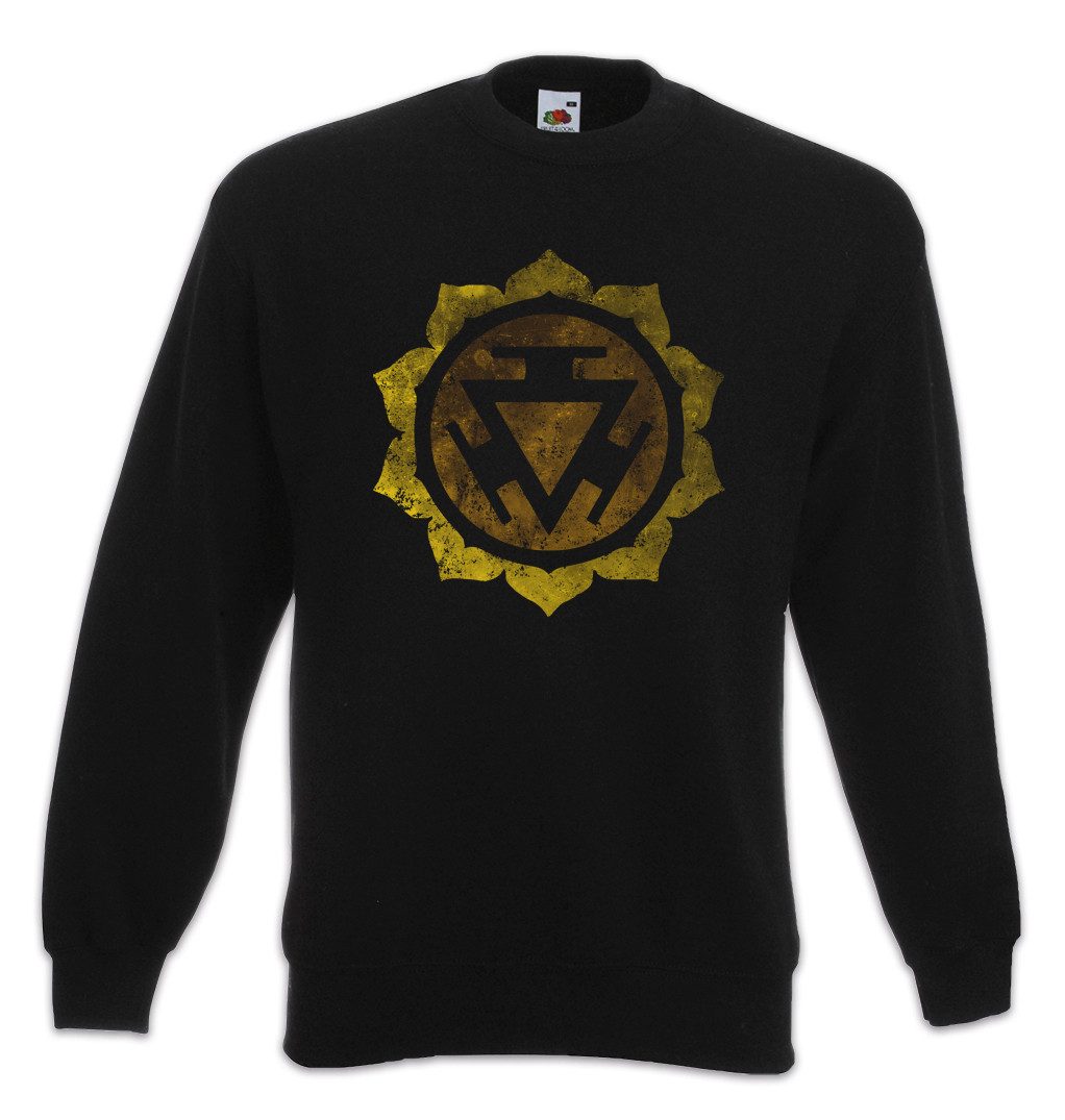 Sweatshirt Chakra Manipura Sweatshirt Nabel Nabelchakra Solarplexuschakra Buddha