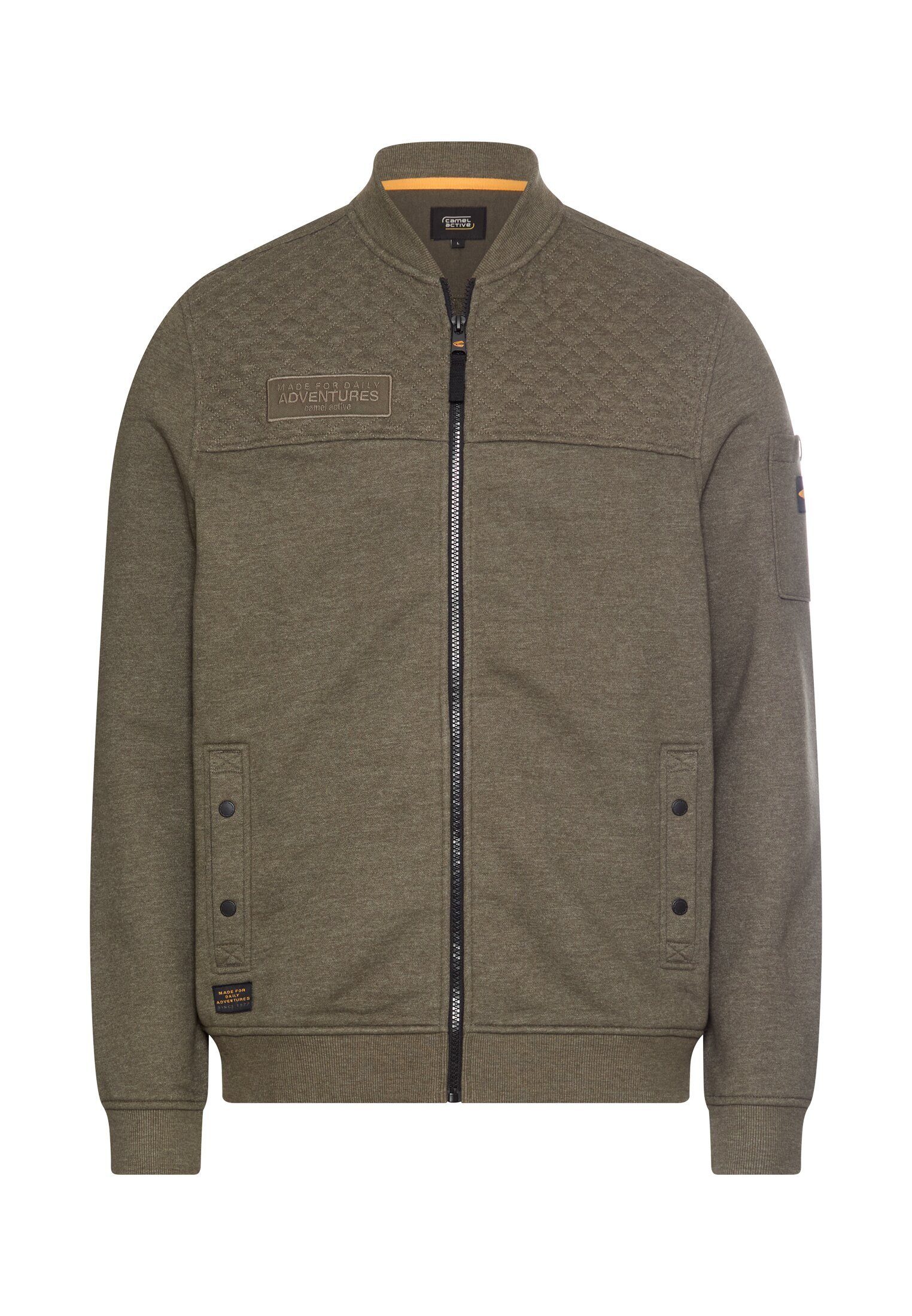 camel active Sweatjacke im Blouson-Look