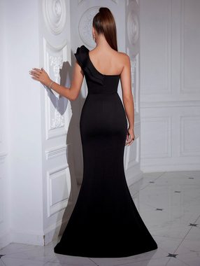 ZWY Abendkleid Damenkleid im neuen Stil, langer Stil, schmale Passform Sexy Abendkleid mit Schlitz