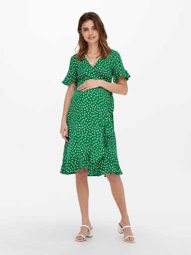 ONLY MATERNITY Umstandskleid OLMOLIVIA S/S WRAP DRESS WVN NOOS