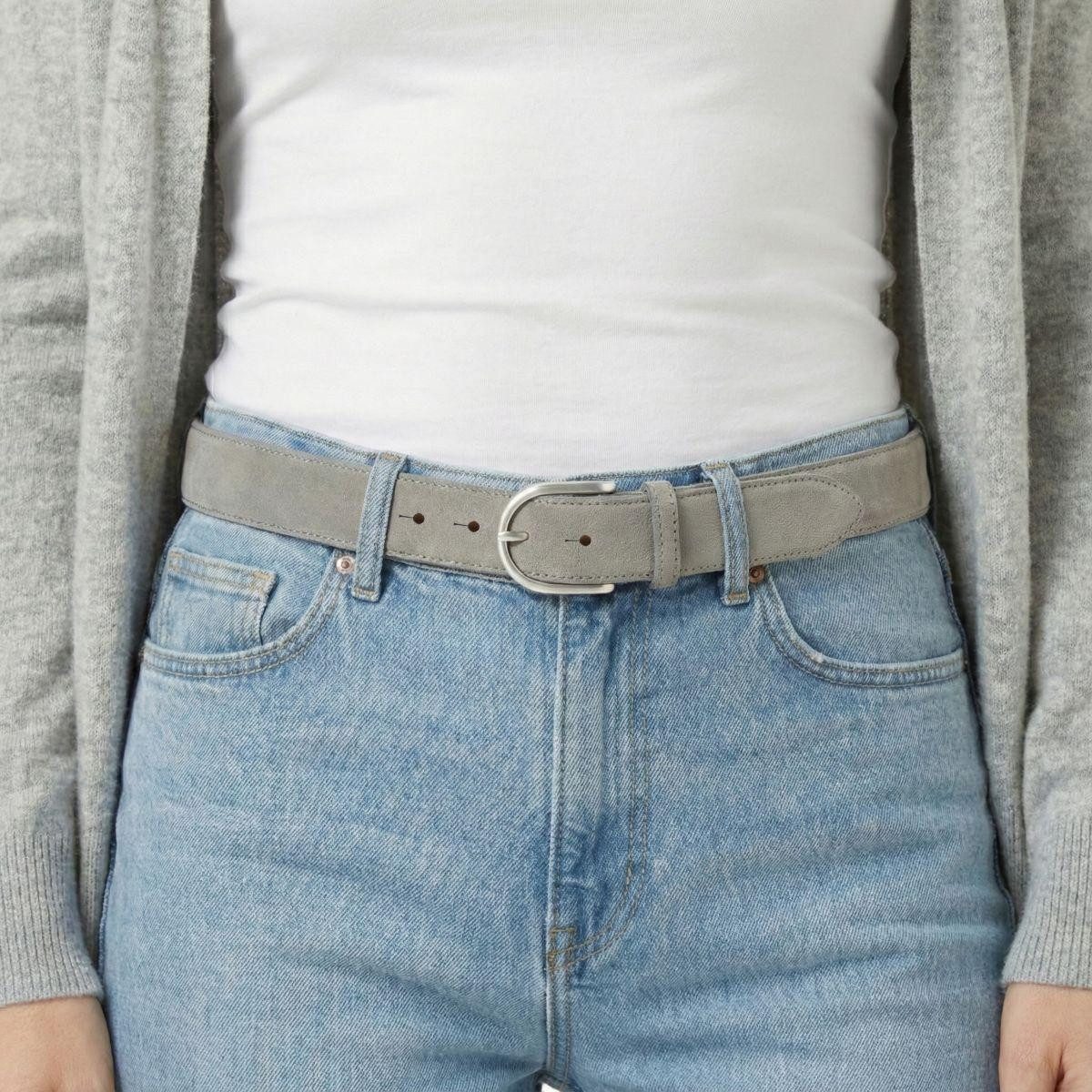 BELTINGER Ledergürtel Damen-Gürtel aus Veloursleder 3,0 cm - Velour-Ledergü günstig online kaufen