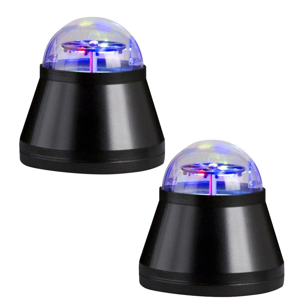 verbaut, LED-Leuchtmittel etc-shop Lampe Discokugel fest LED mit Projektor Dekolicht, Tischlampe Farbwechsel, Lampe Bild