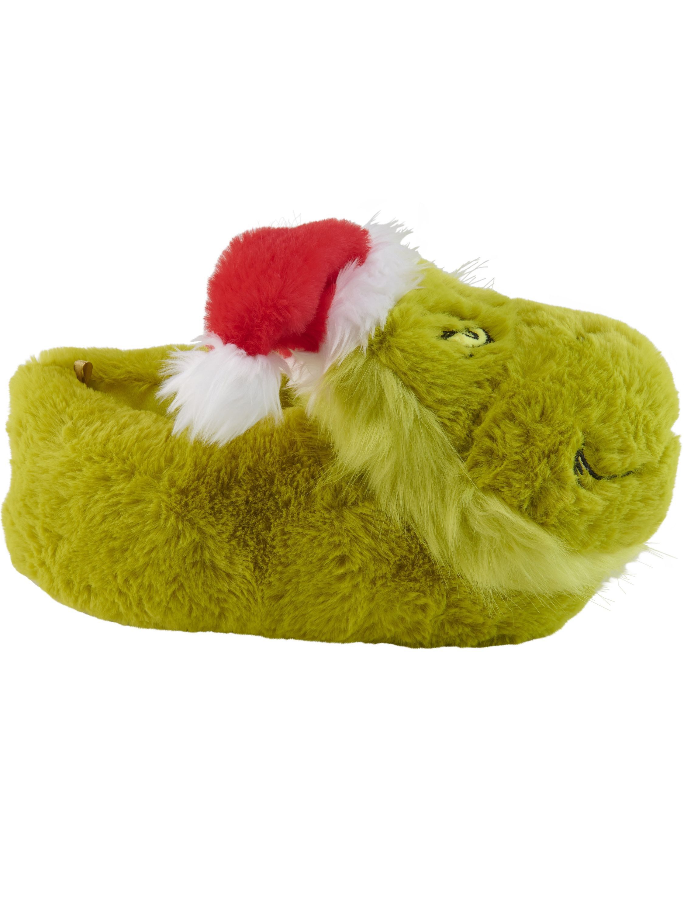United Labels® The Grinch 3D Hausschuhe Plüsch Slipper Pantoffeln Puschen Schlappen Hausschuh