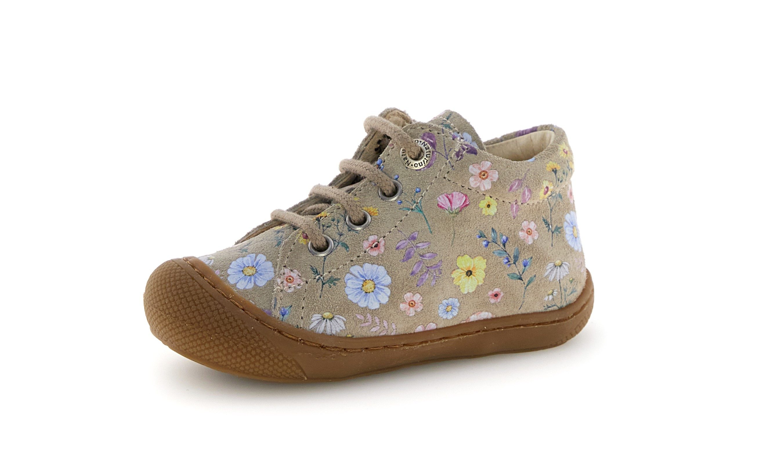 Naturino COCOON SUEDE Lauflernschuh Babyschuh mit Print, Größenschablone zum Download