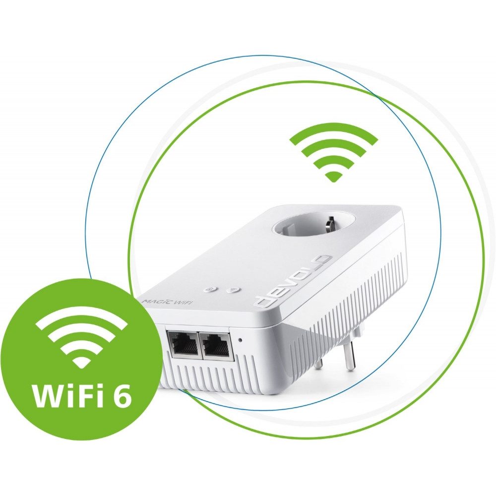 Devolo Magic 2 WiFi 6 Erweiterung für Ihr Netzwerk. WLAN-Repeater