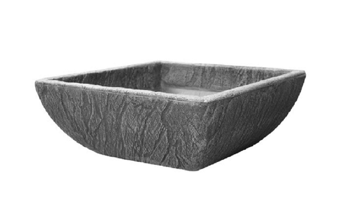 NATIV Pflanzschale Pflanzschale aus Kunststoff, eckiger Pflanztopf