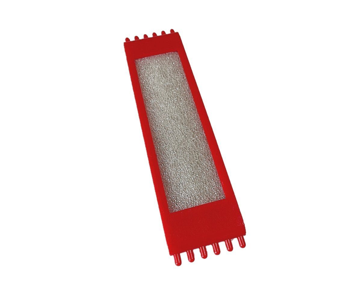 Anplast Vorfachschnur Vorfachaufwickler Schaumstoff / Kork 5 x 17cm Wickelbretter Rigs, Somit lassen sich die Montagen sicher aufbewahren Rot