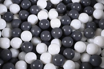 Knorrtoys® Bällebad »Soft, Grey White Dots«, mit 300 Bällen Grey/creme; Made in Europe
