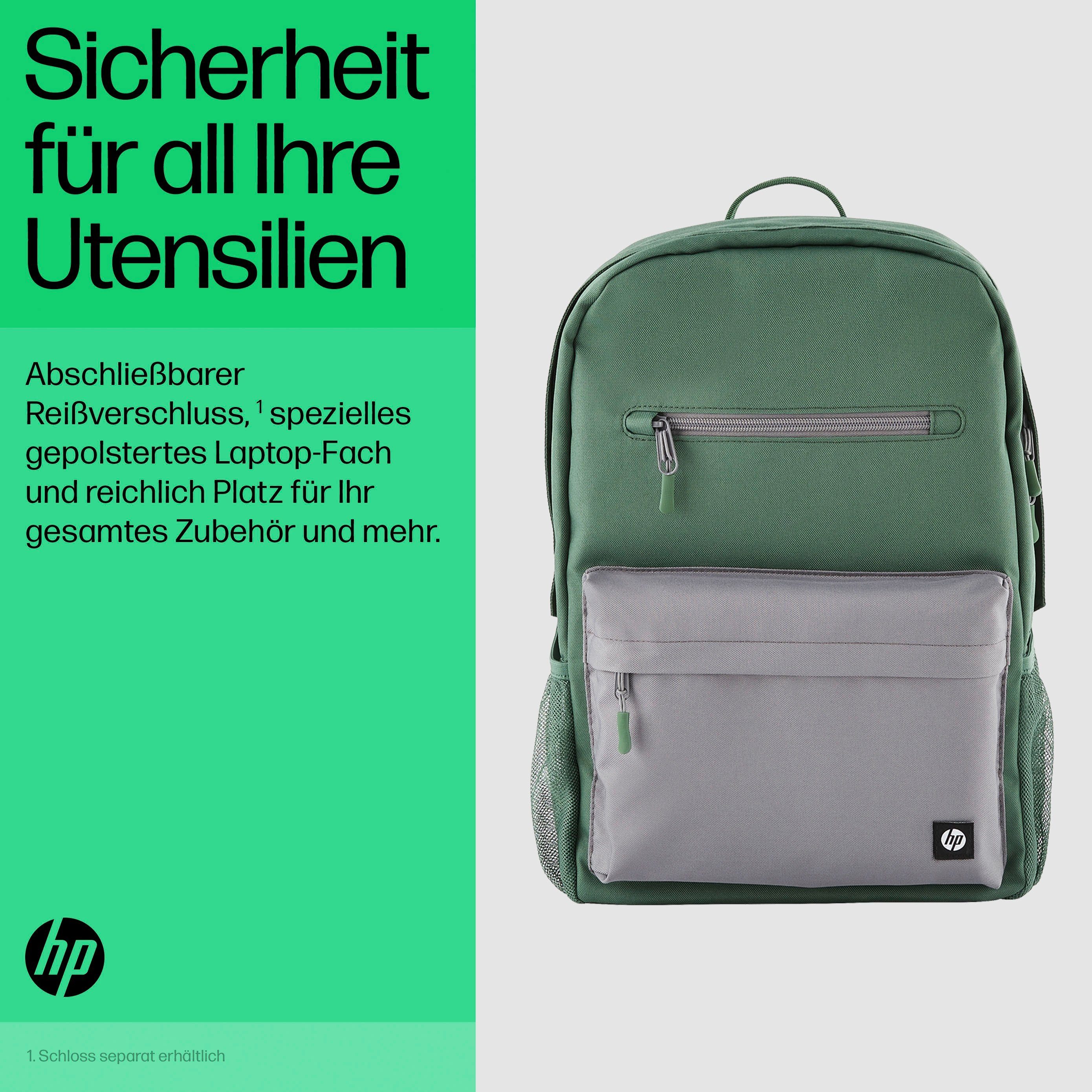 HP Notebook-Rucksack Campus (grün) günstig online kaufen